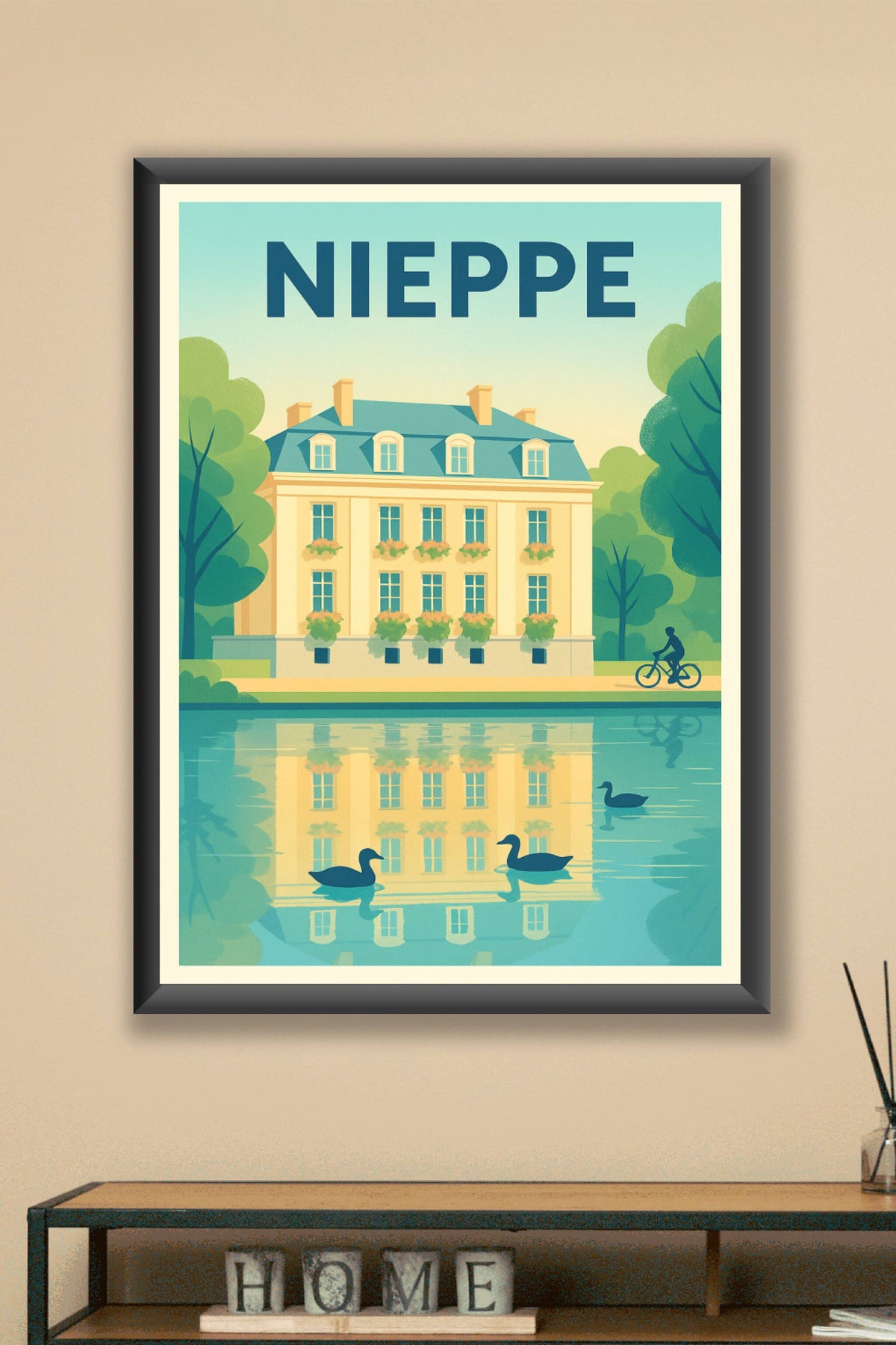 Affiche de Nieppe - Charme et Sérénité au Bord de l'Eau