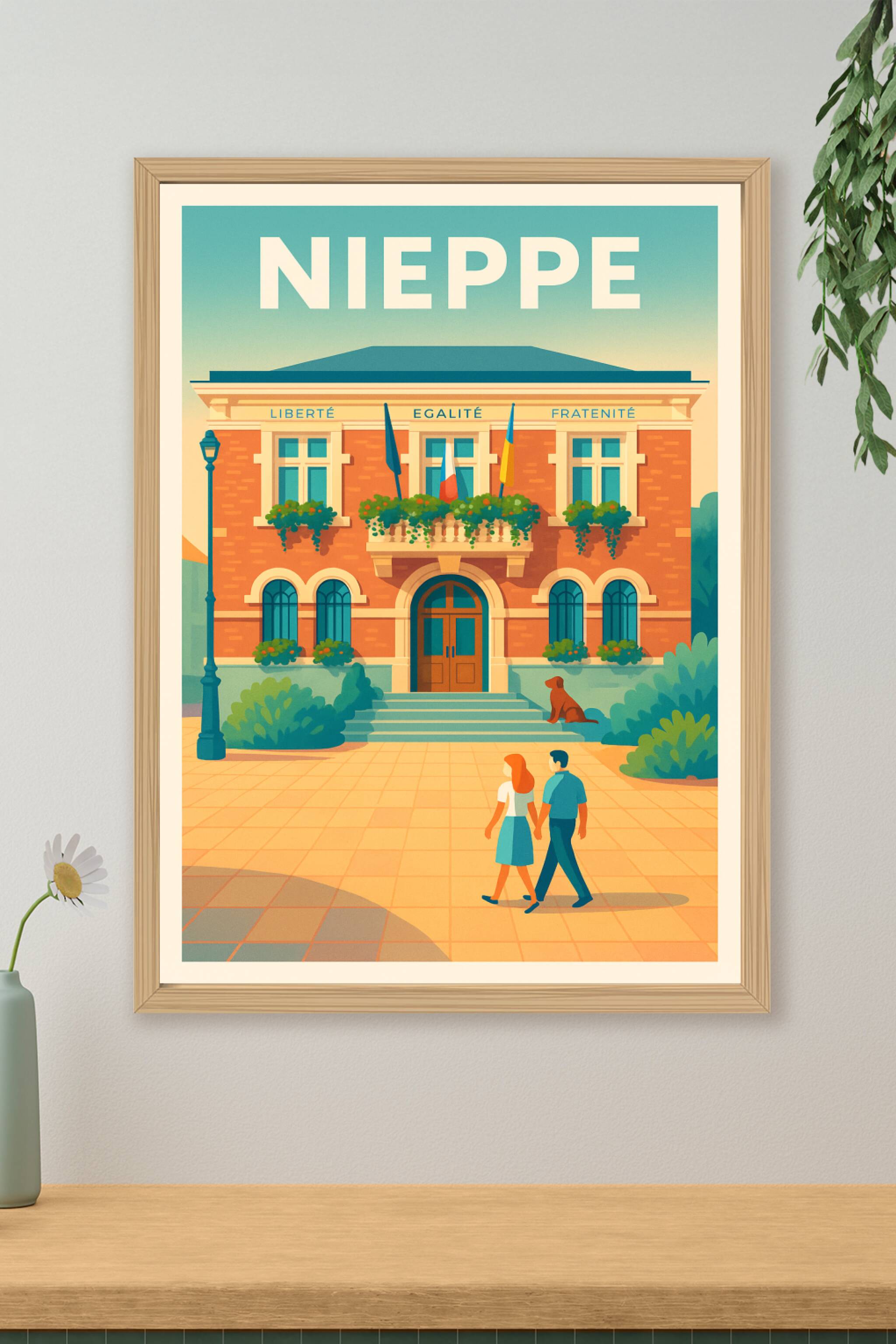 Affiche de Nieppe - Charme et sérénité au cœur de la ville