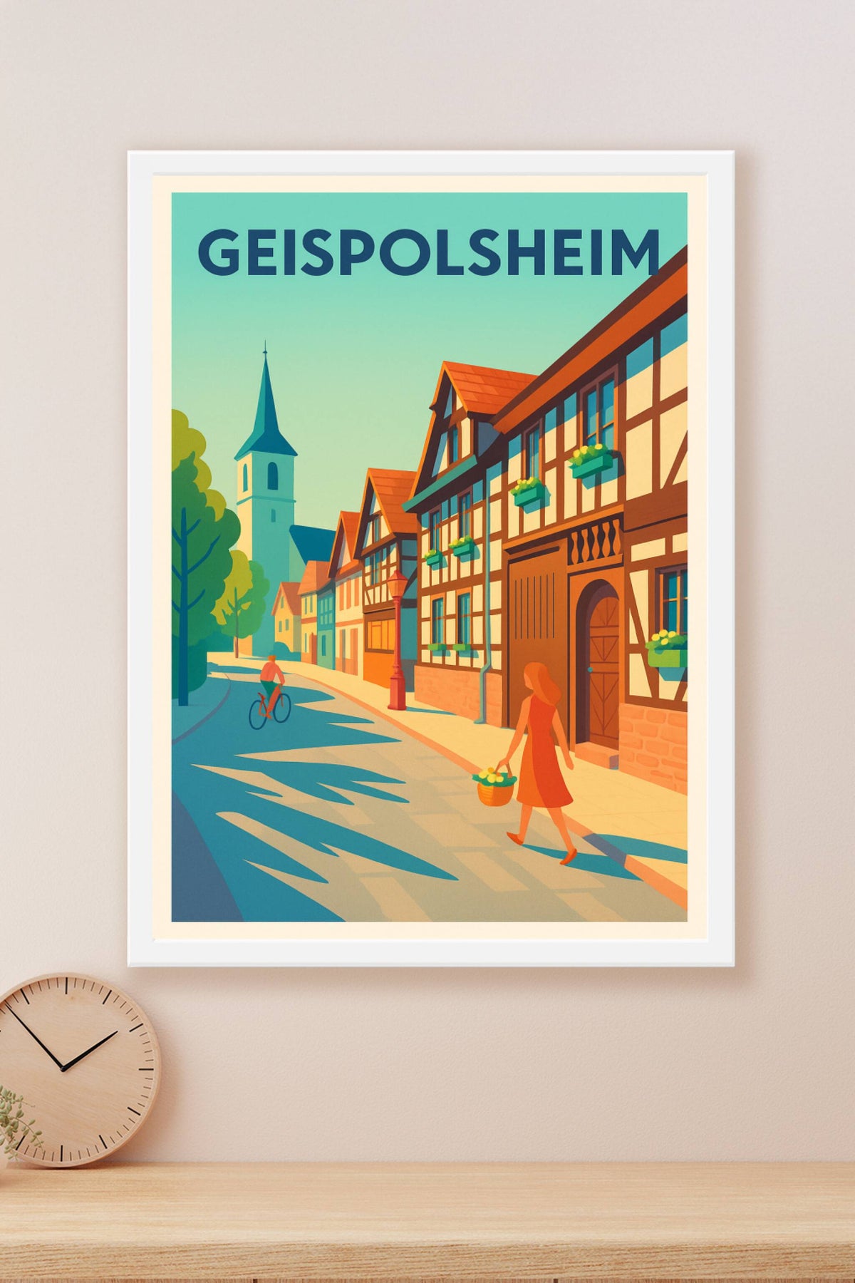 Affiche de Geispolsheim - Charme alsacien et douceur de vivre