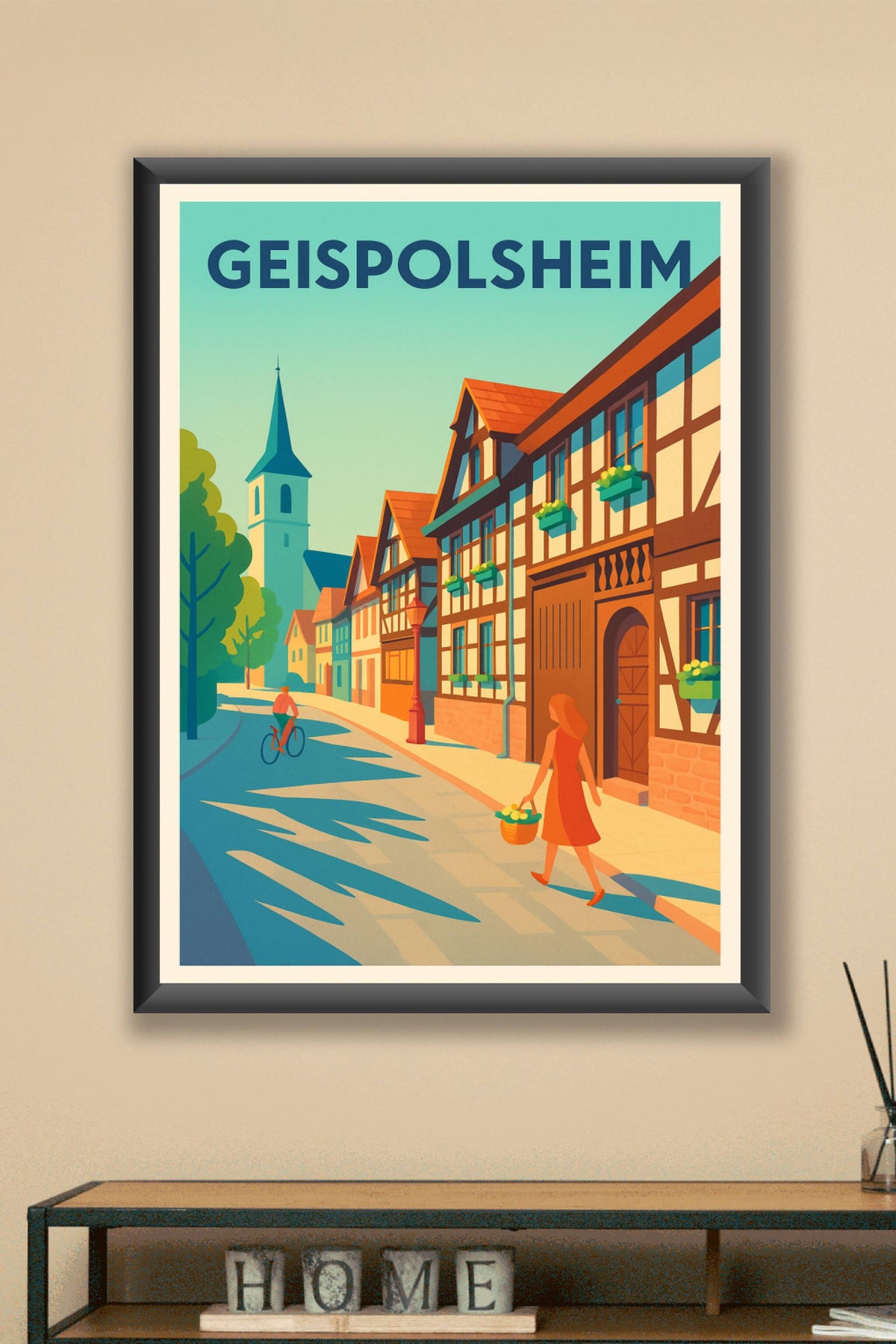 Affiche de Geispolsheim - Charme alsacien et douceur de vivre