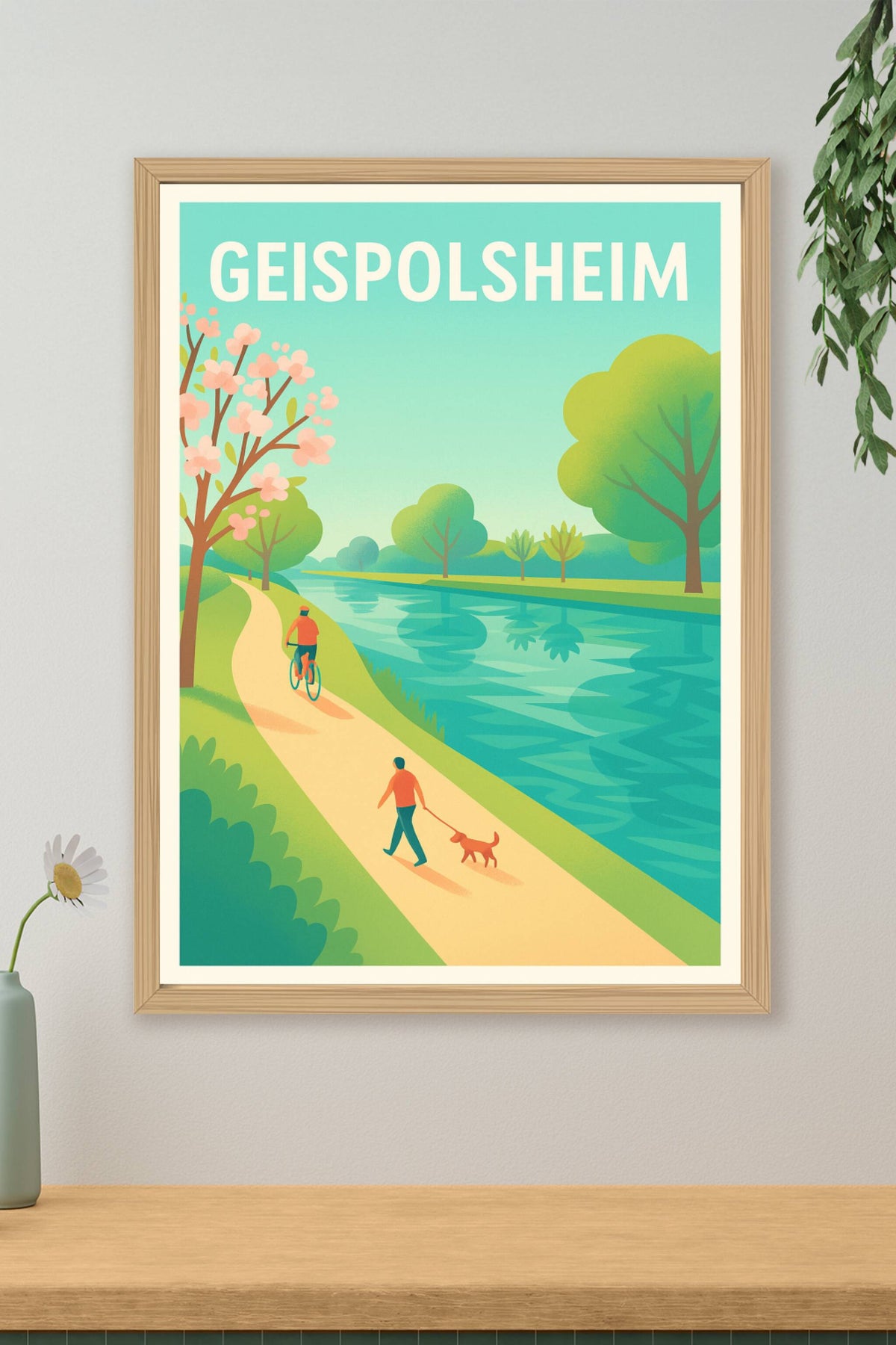 Affiche de Geispolsheim - Nature et sérénité au fil de l'eau