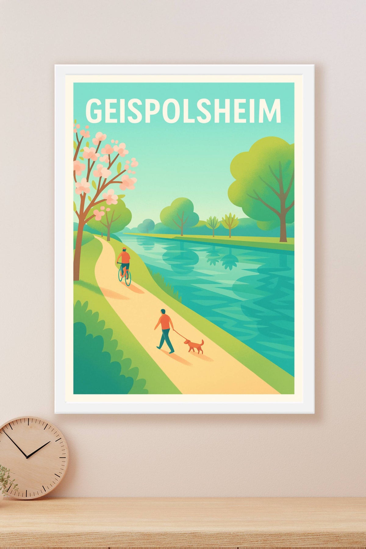 Affiche de Geispolsheim - Nature et sérénité au fil de l'eau