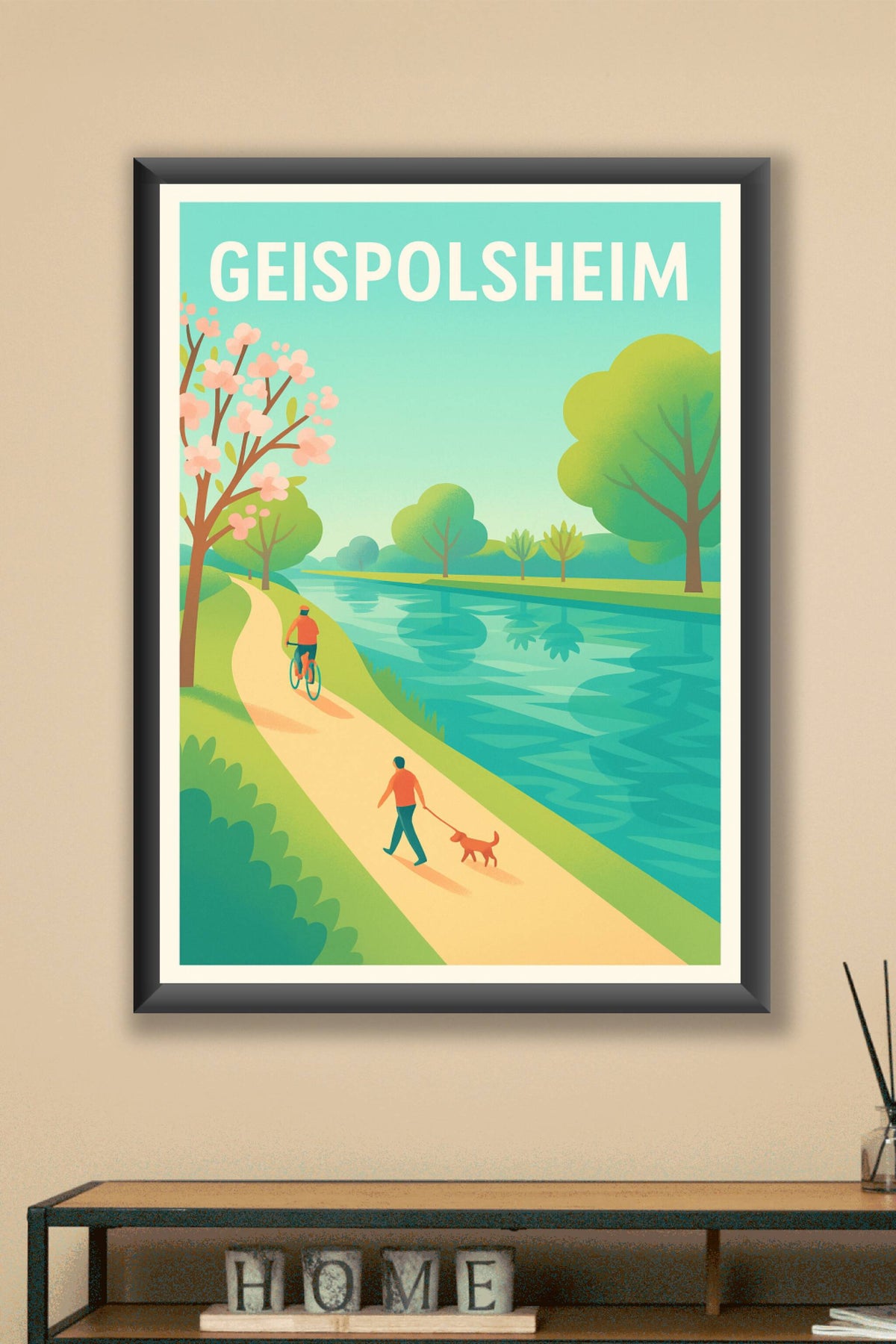 Affiche de Geispolsheim - Nature et sérénité au fil de l'eau