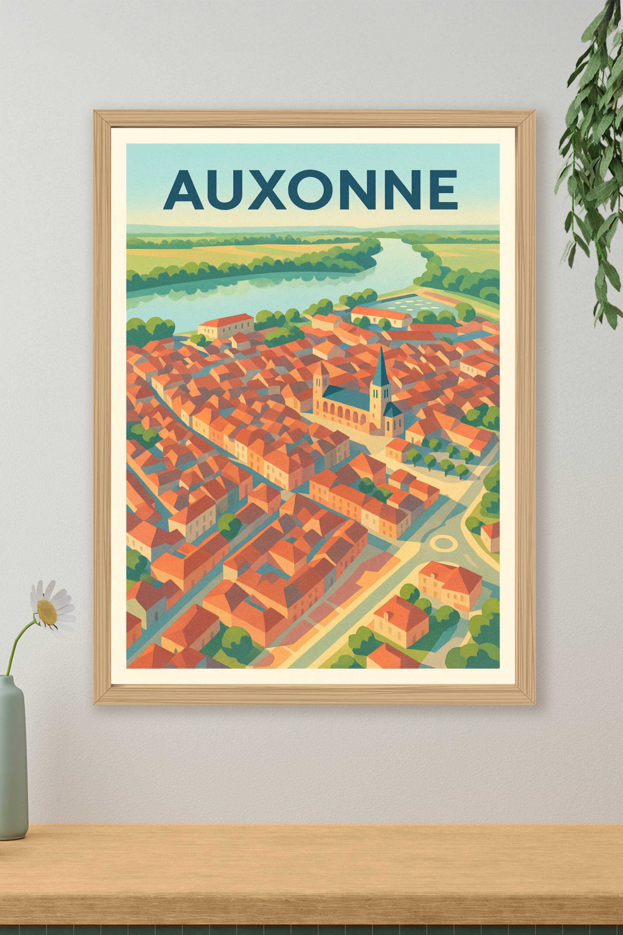 Affiche de Auxonne - Découvrez le charme historique et naturel
