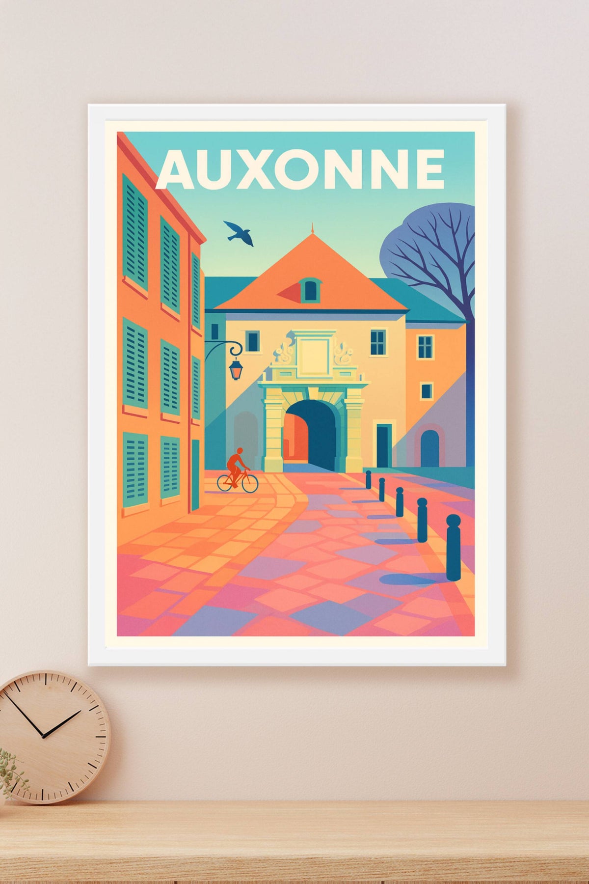 Affiche de Auxonne - Évasion colorée au cœur de la cité historique