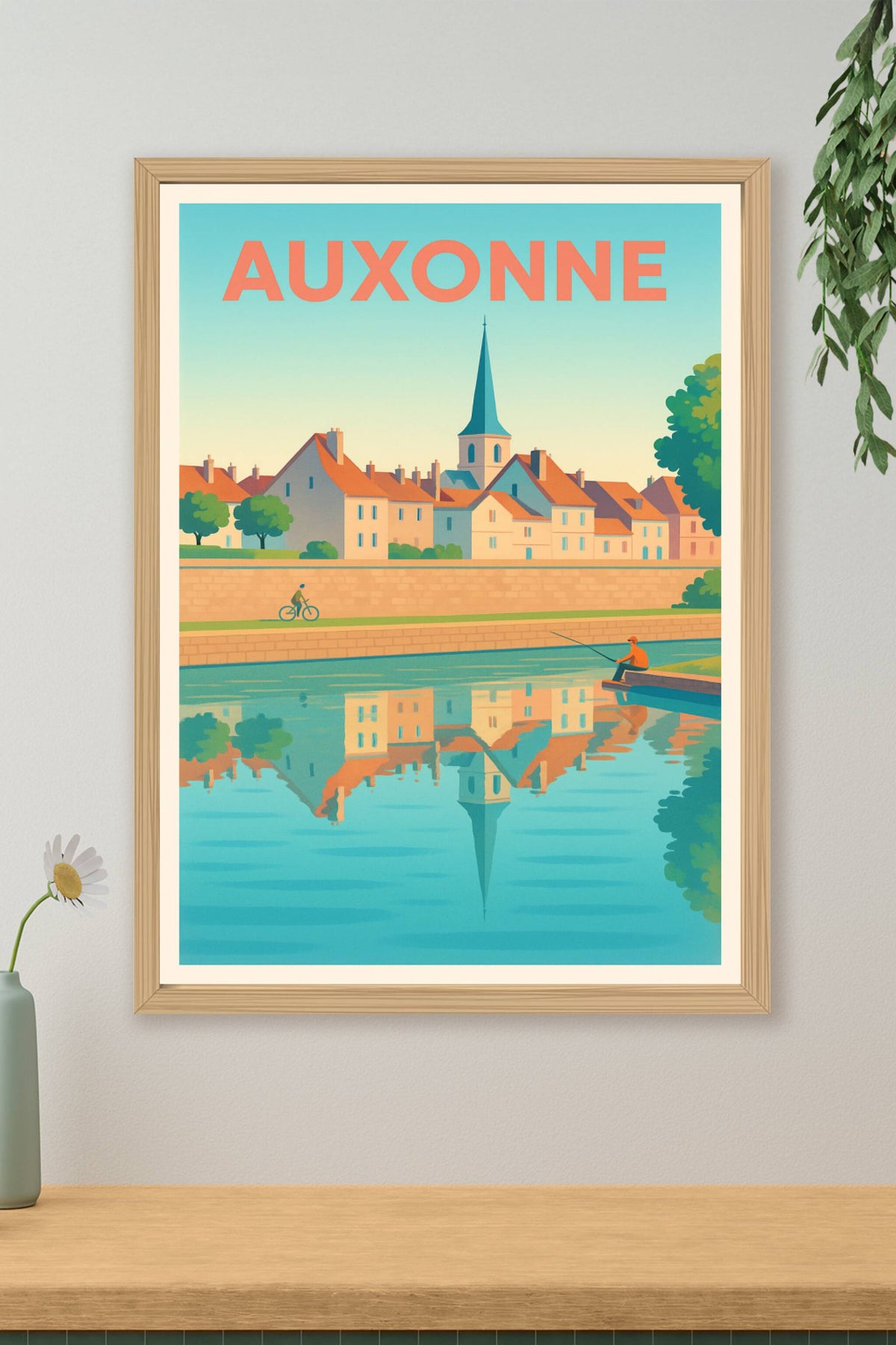 Affiche de Auxonne - Charme paisible au bord de l'eau