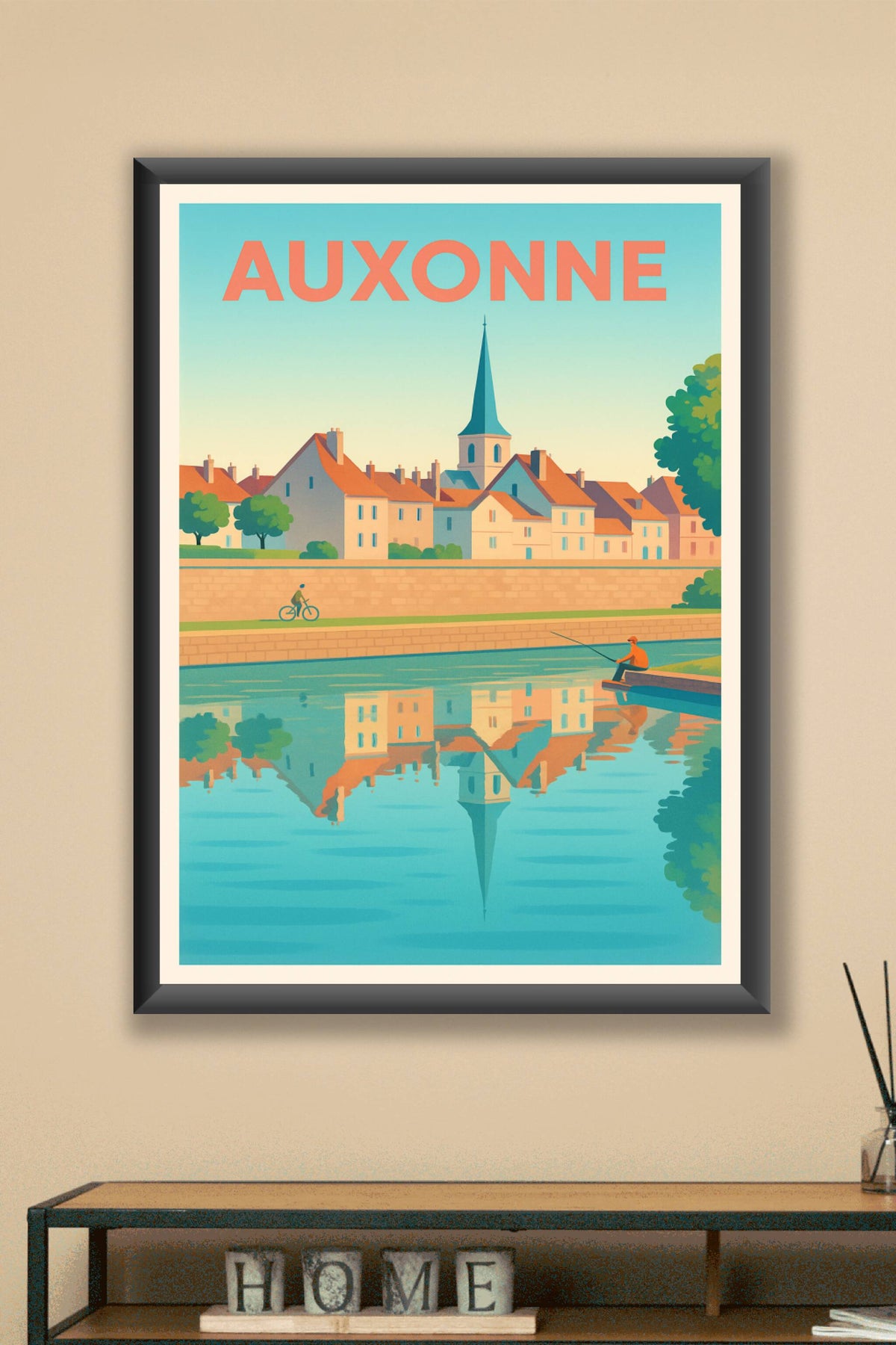 Affiche de Auxonne - Charme paisible au bord de l'eau