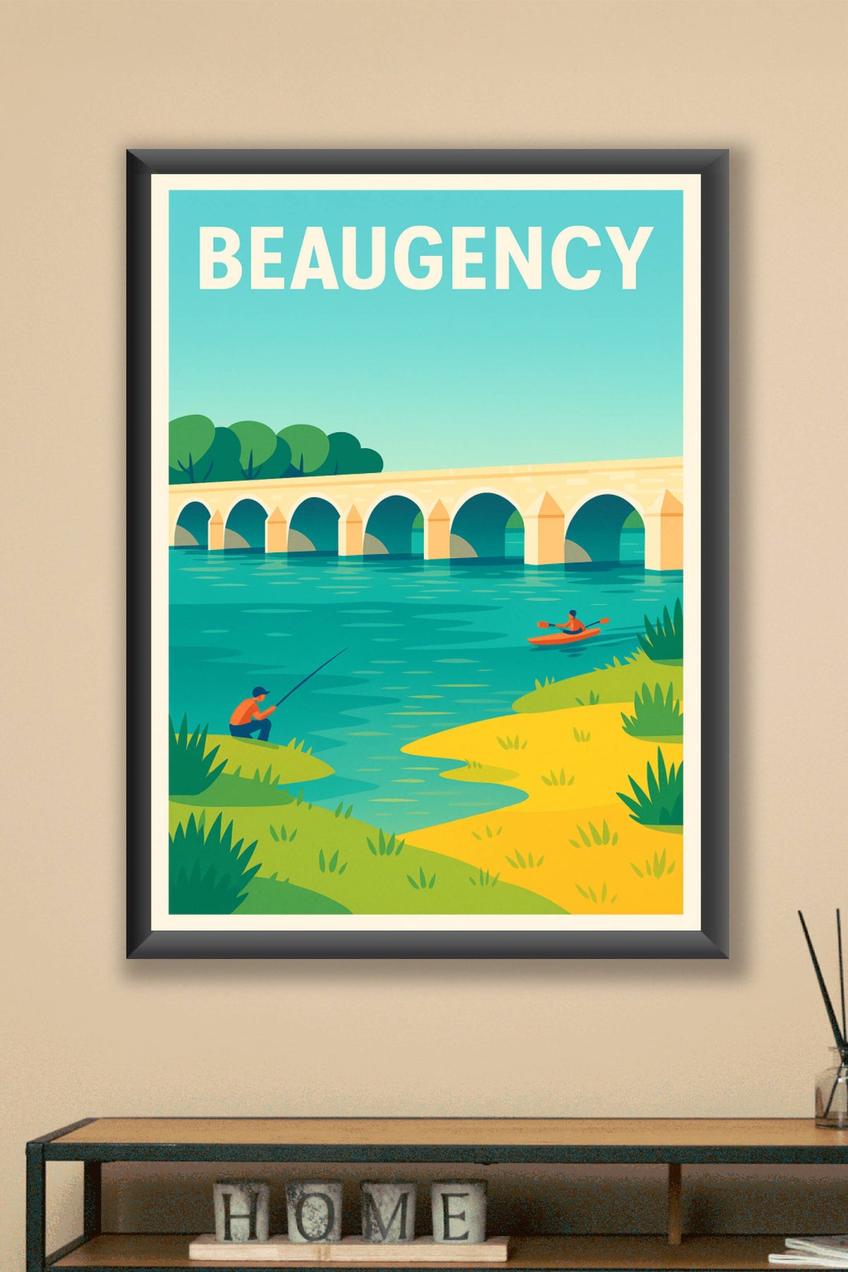 Affiche de Beaugency - Charme et Sérénité au Fil de l'Eau