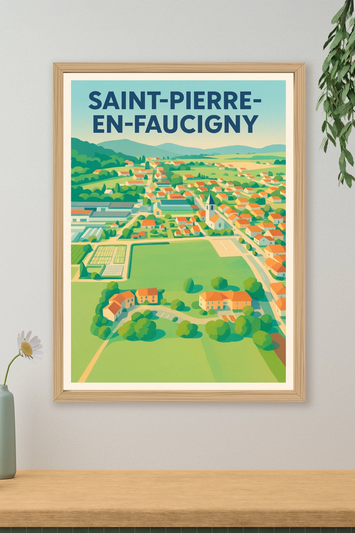 Affiche de Saint-Pierre-en-Faucigny - Charme paisible au cœur des montagnes