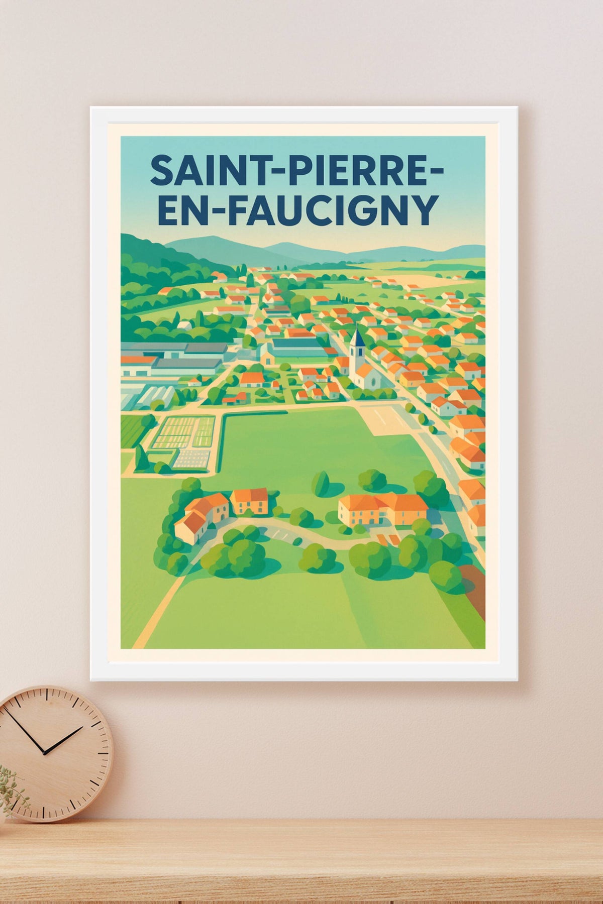 Affiche de Saint-Pierre-en-Faucigny - Charme paisible au cœur des montagnes