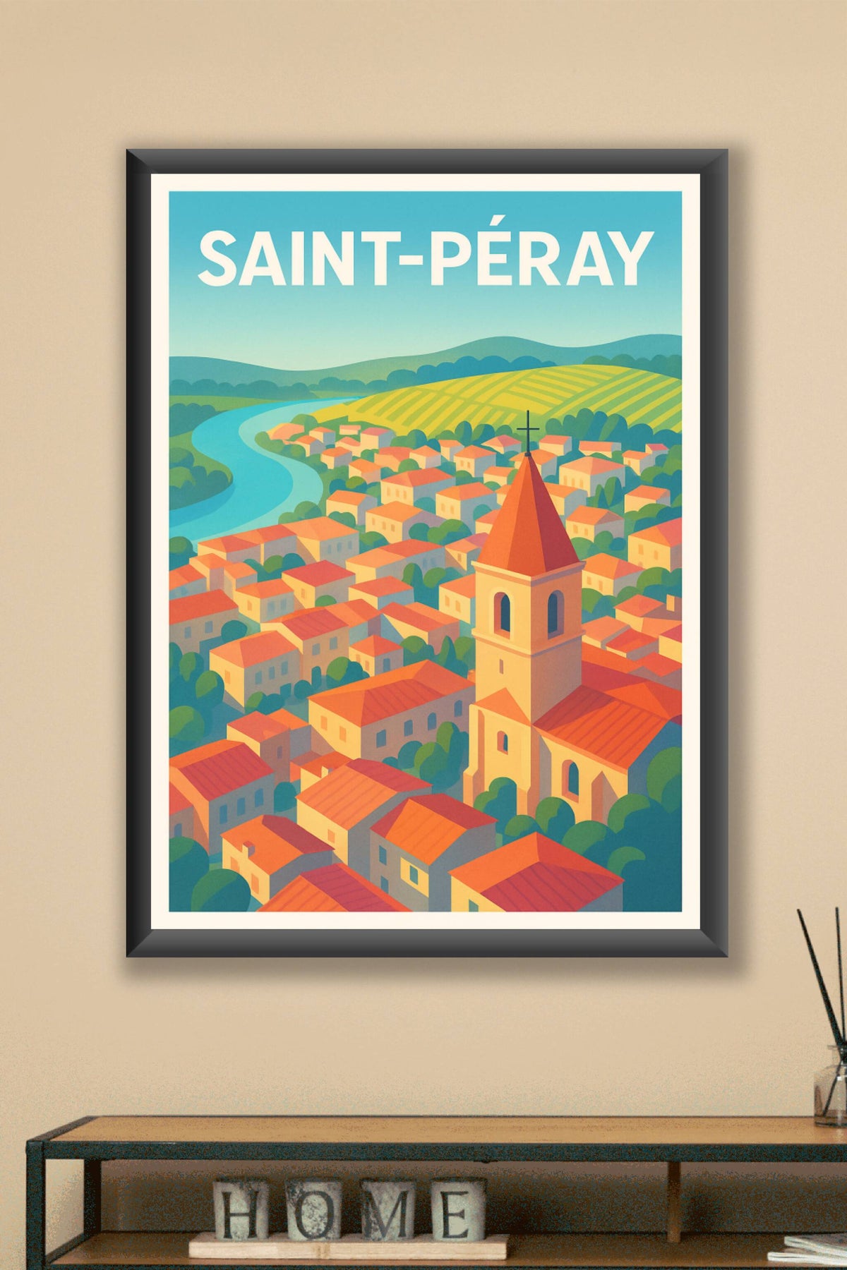 Affiche de Saint-Péray - Charme Provençal entre rivière et vignobles