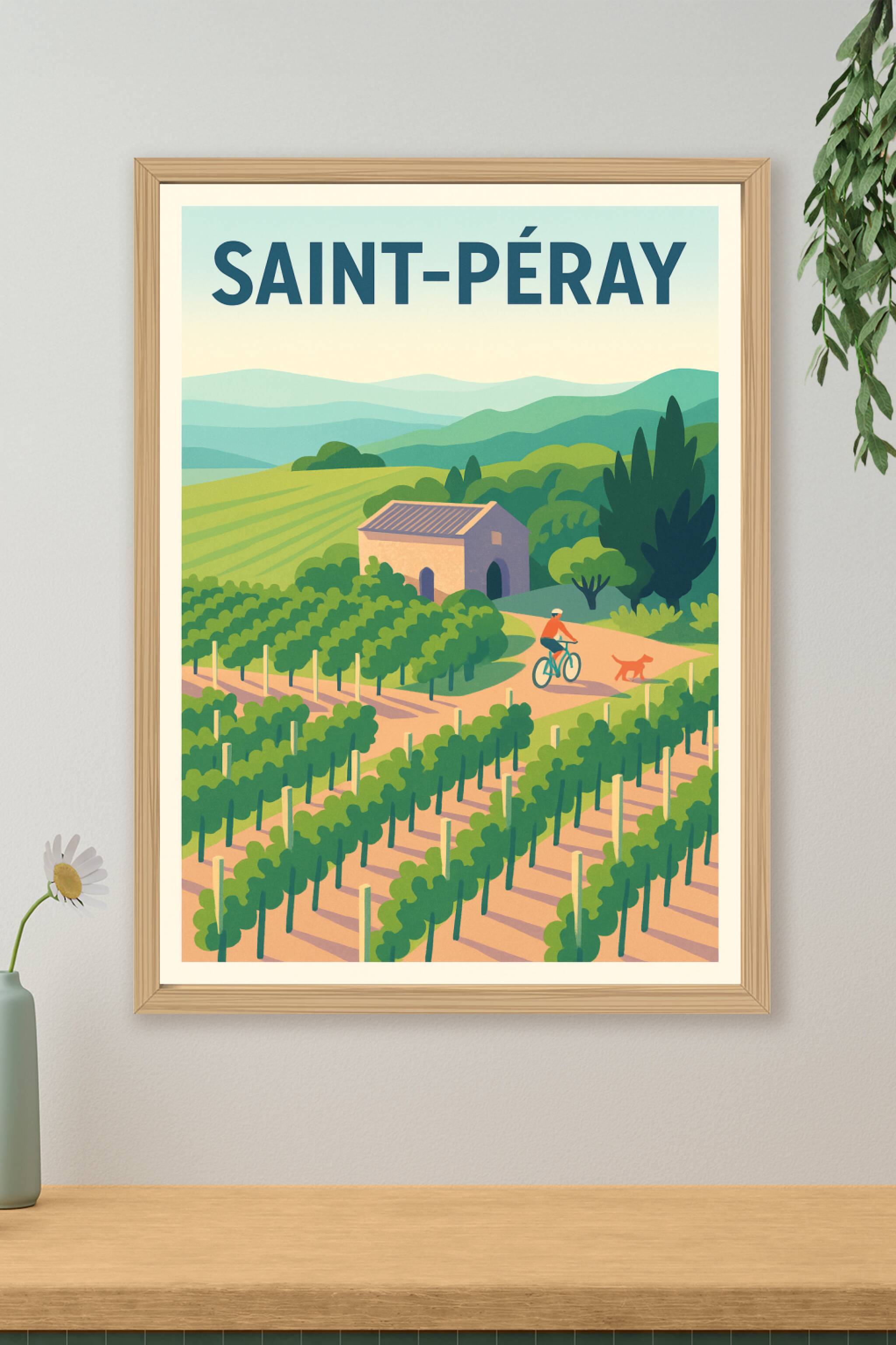Affiche de Saint-Péray - L'Évasion Nature au Cœur des Vignes