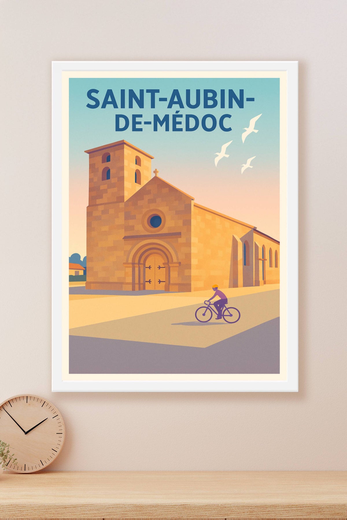 Affiche de Saint-Aubin-de-Médoc - Charme et Sérénité en Médoc