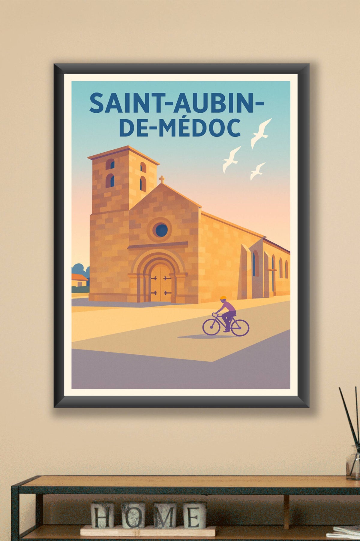 Affiche de Saint-Aubin-de-Médoc - Charme et Sérénité en Médoc