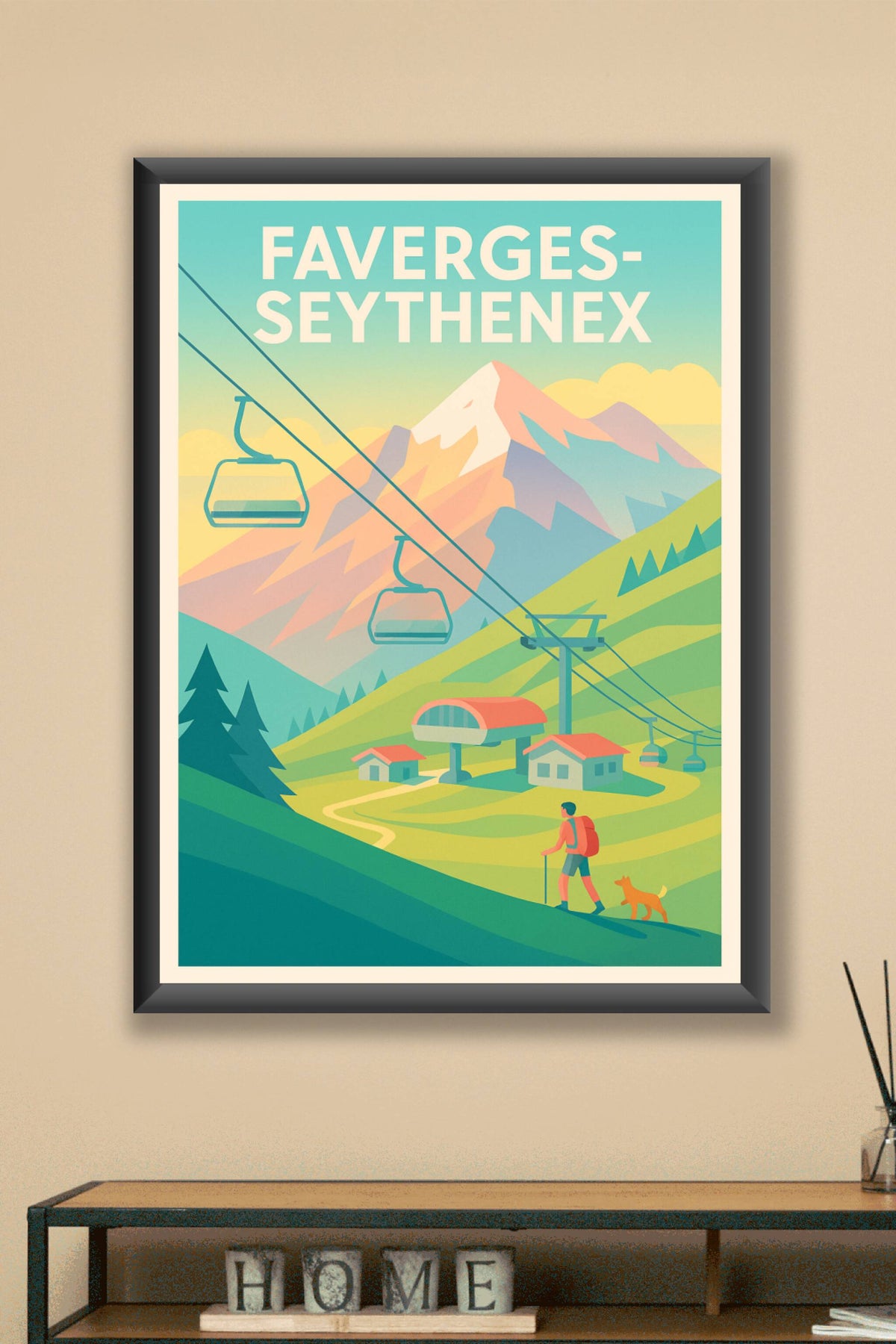 Affiche de Faverges-Seythenex - Évasion en montagne et nature