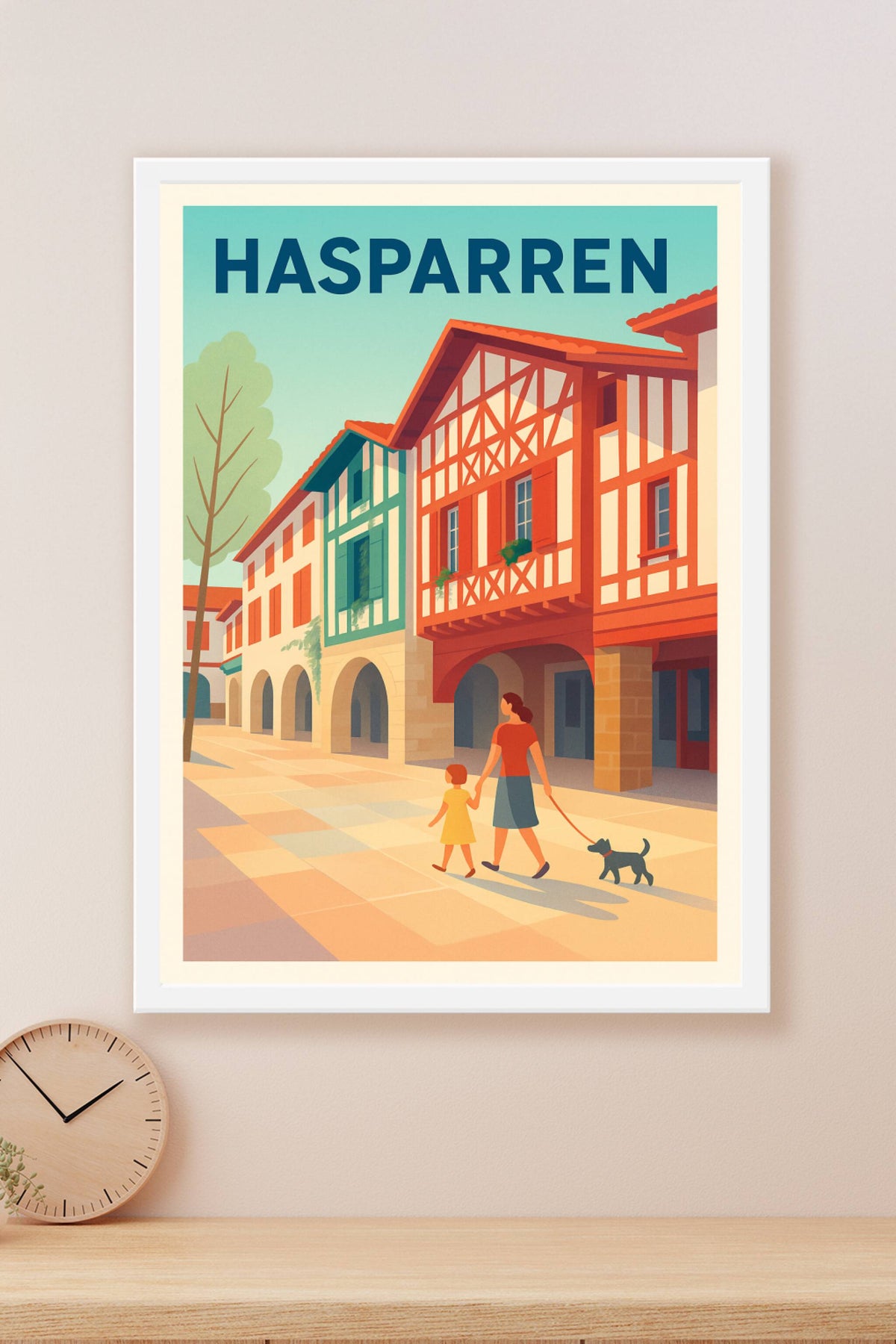 Affiche de Hasparren - Charme et douceur au cœur du Pays Basque
