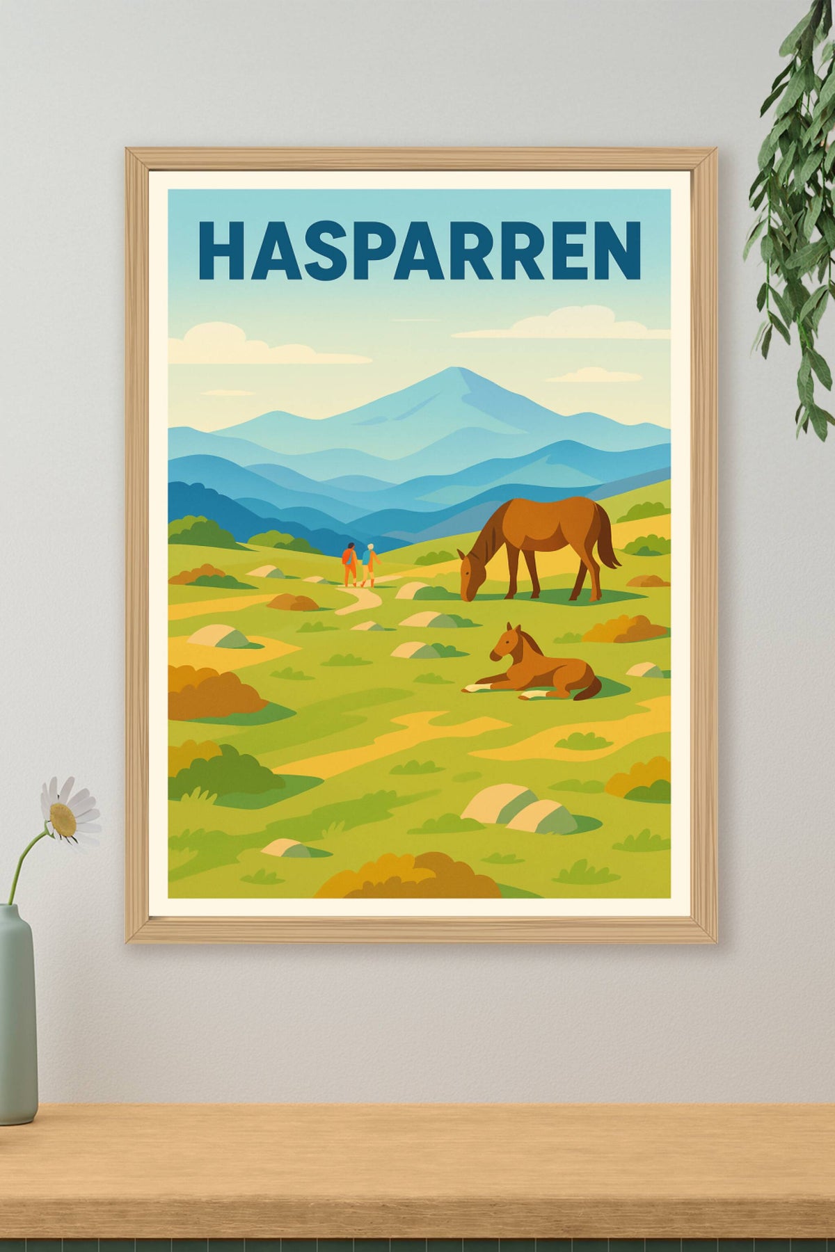 Affiche de Hasparren - Charme Bucolique et Montagnes Enchantées