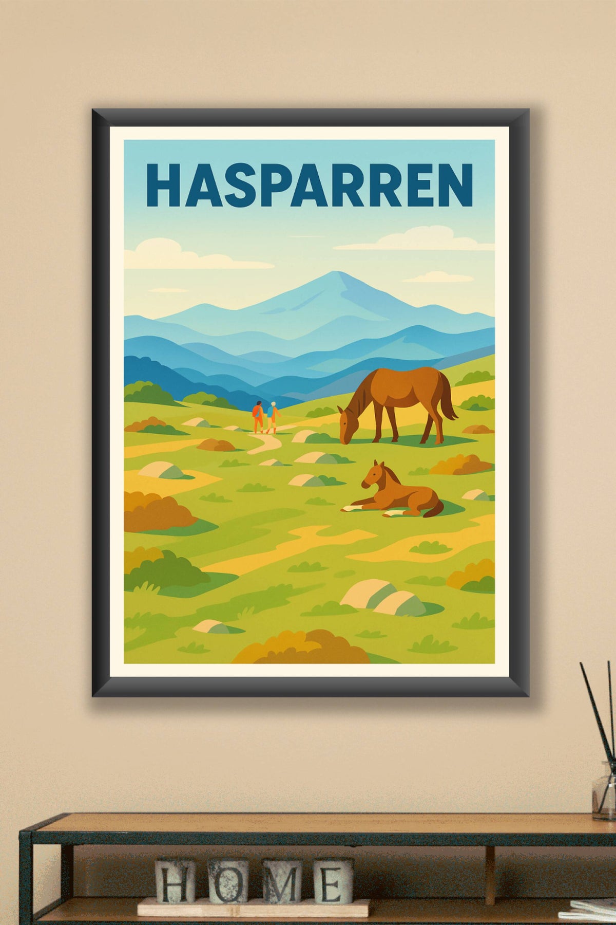 Affiche de Hasparren - Charme Bucolique et Montagnes Enchantées