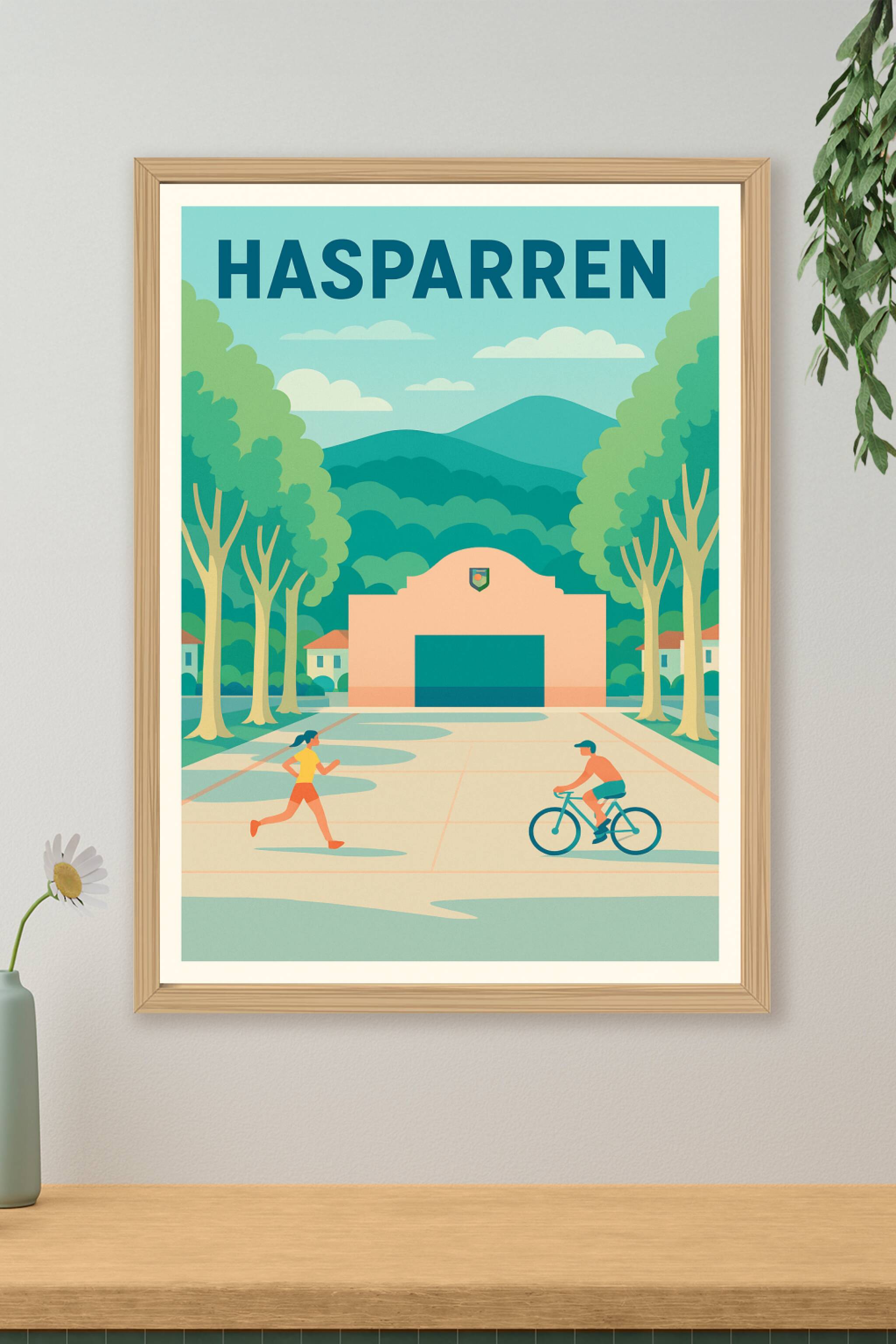 Affiche de Hasparren - Esprit nature et sport en plein air
