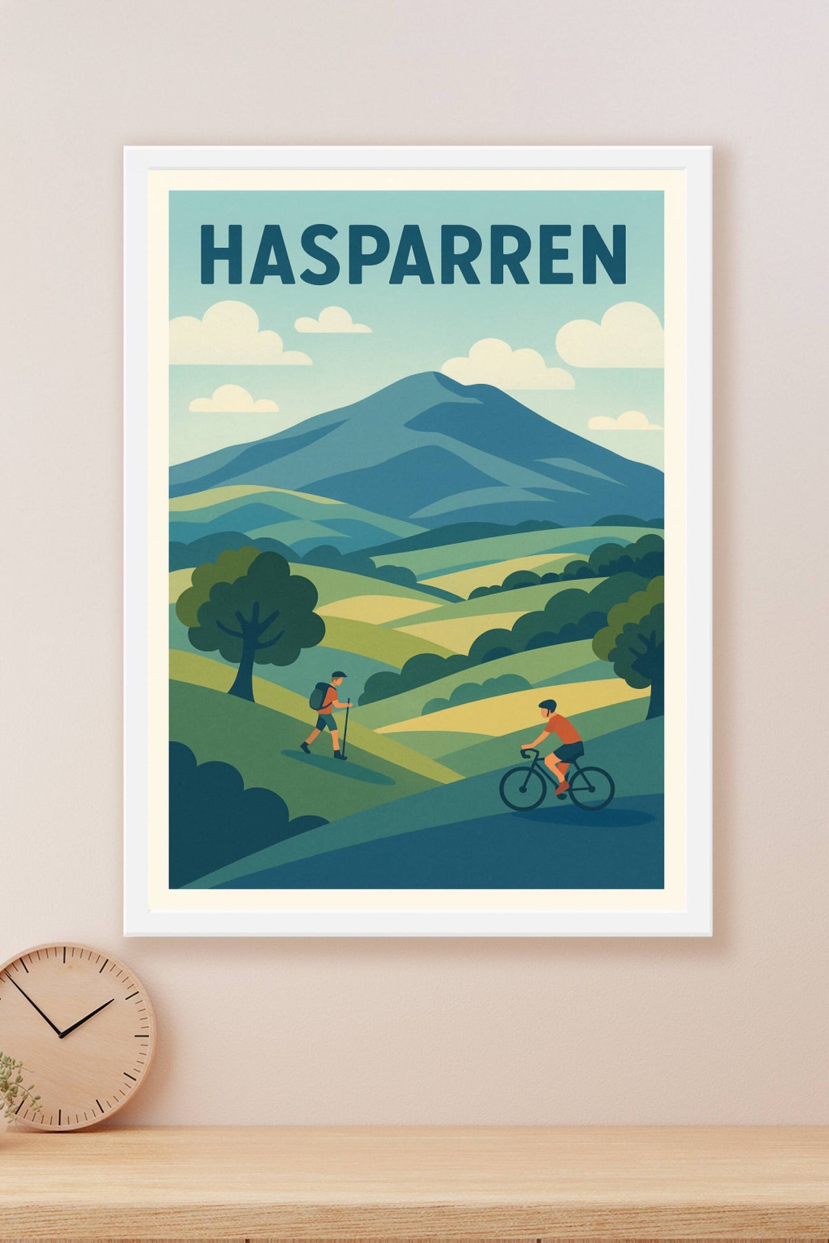 Affiche de Hasparren - Évasion et nature au cœur du Pays Basque