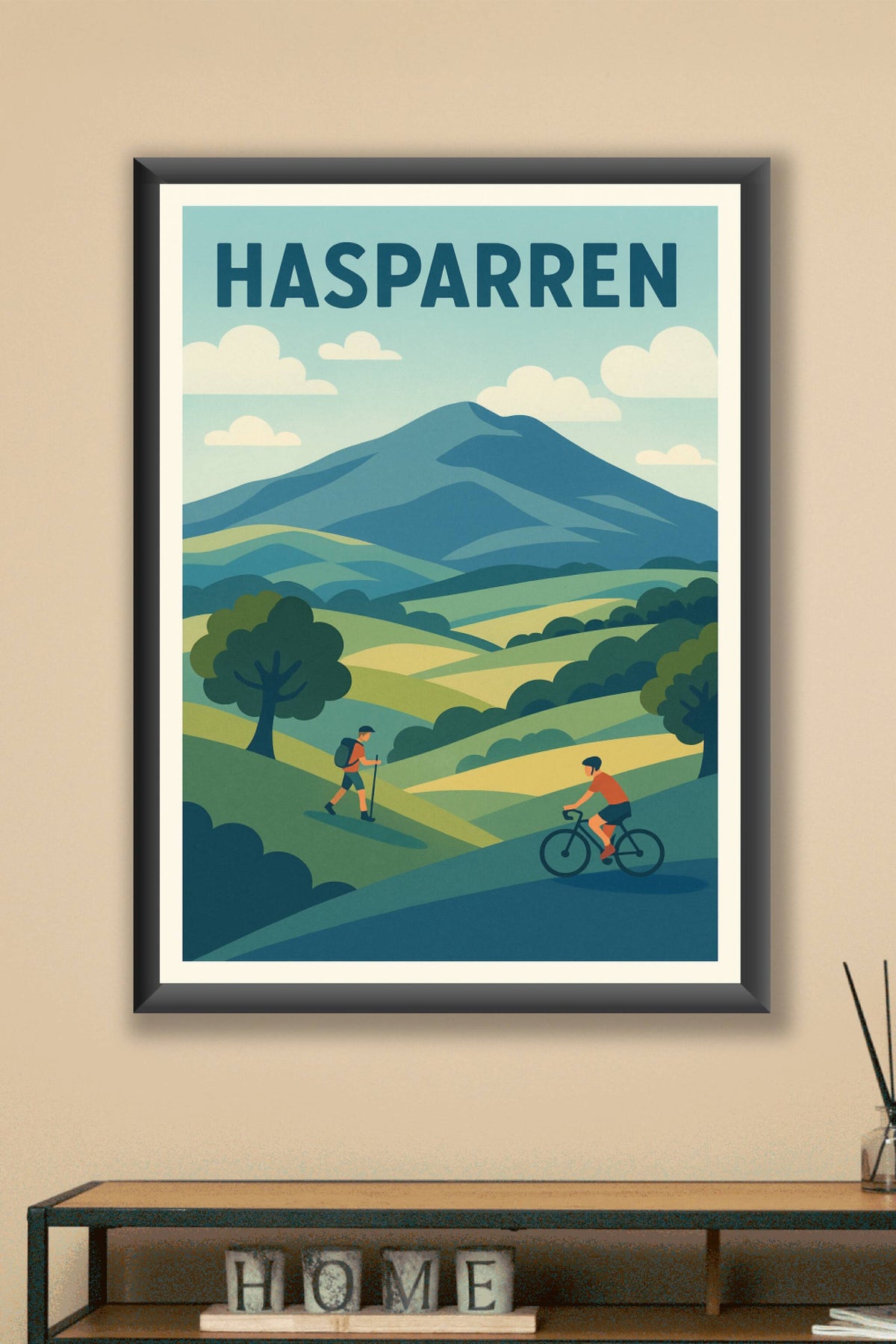 Affiche de Hasparren - Évasion et nature au cœur du Pays Basque