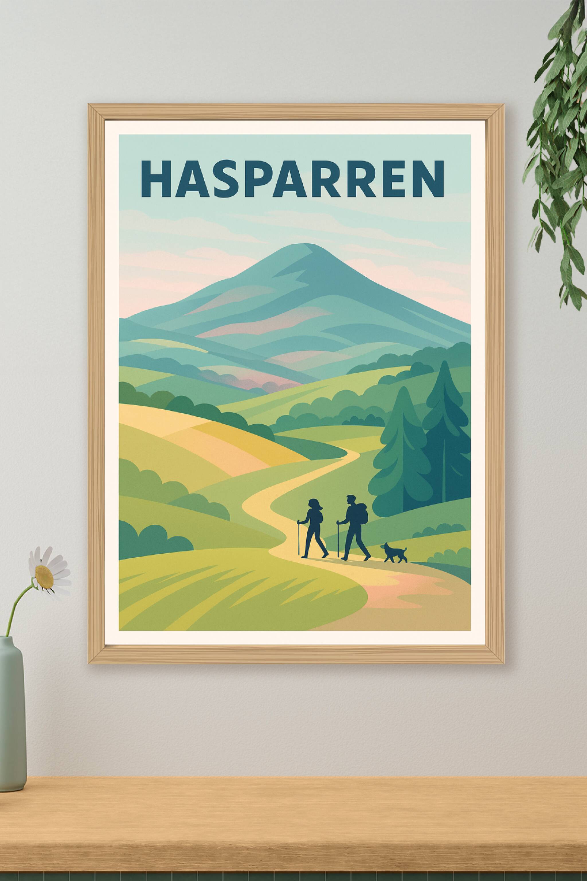 Affiche de Hasparren - Échappée nature au cœur du Pays Basque