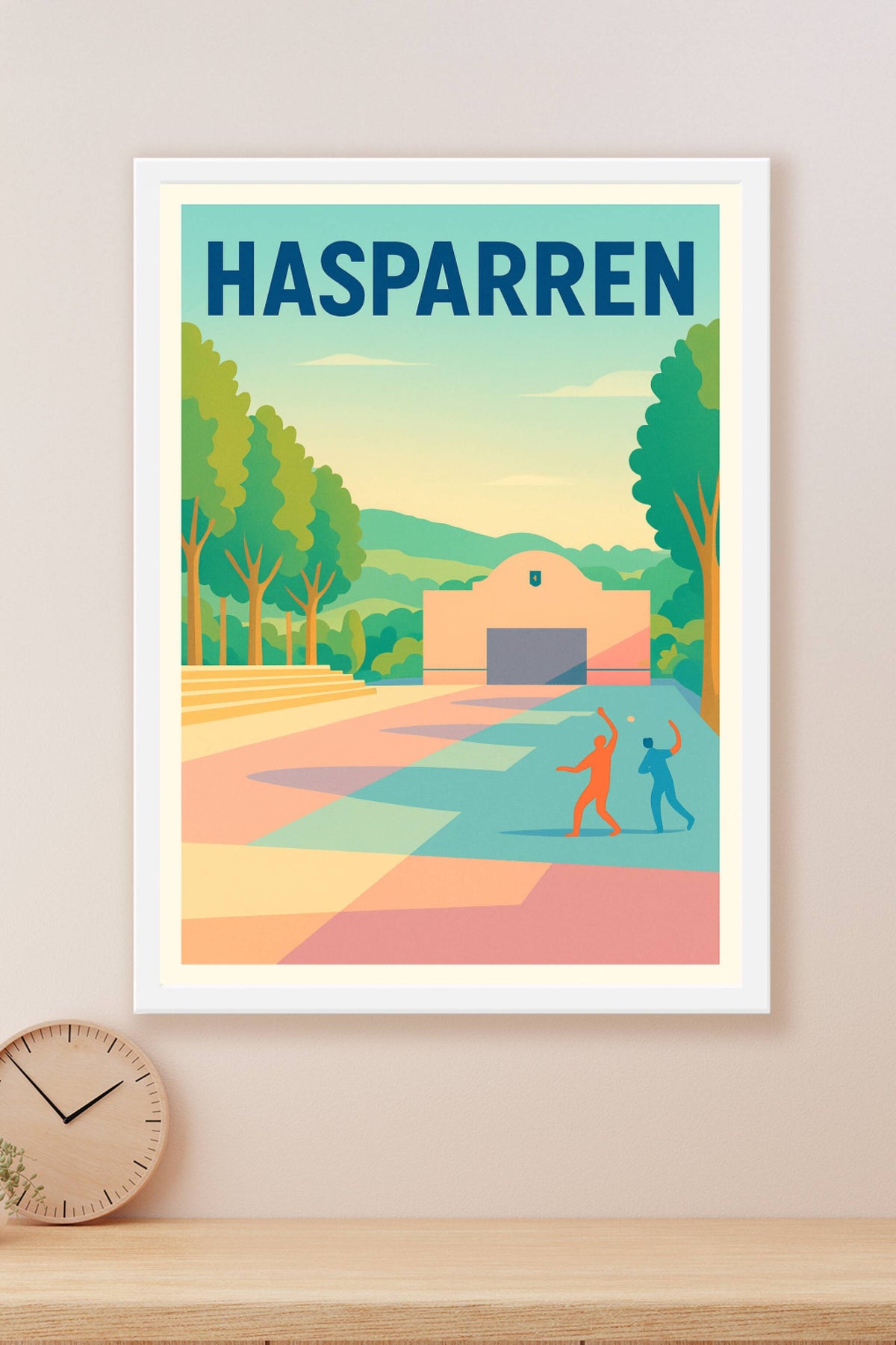Affiche de Hasparren - L'art de vivre au cœur du Pays Basque