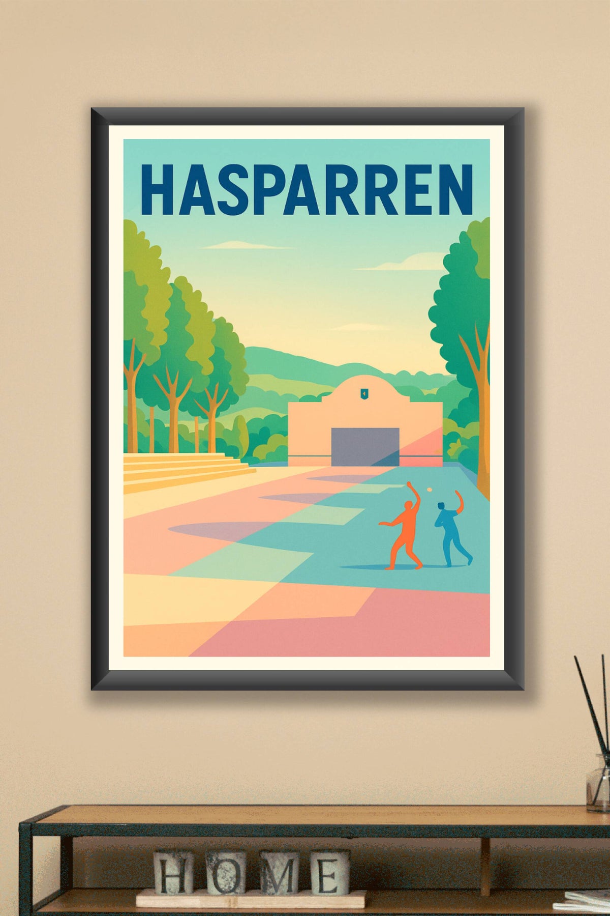 Affiche de Hasparren - L'art de vivre au cœur du Pays Basque