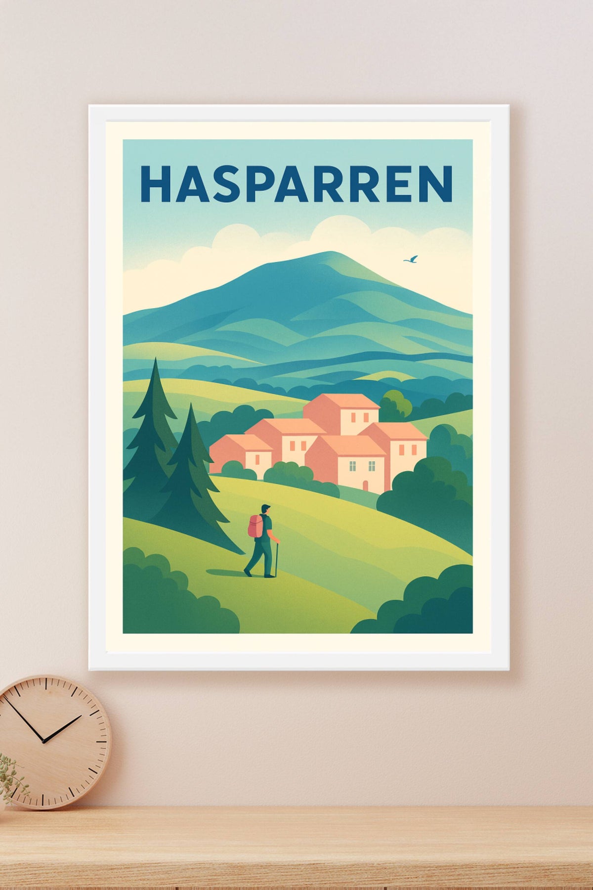 Affiche de Hasparren - Escapade nature et village authentique