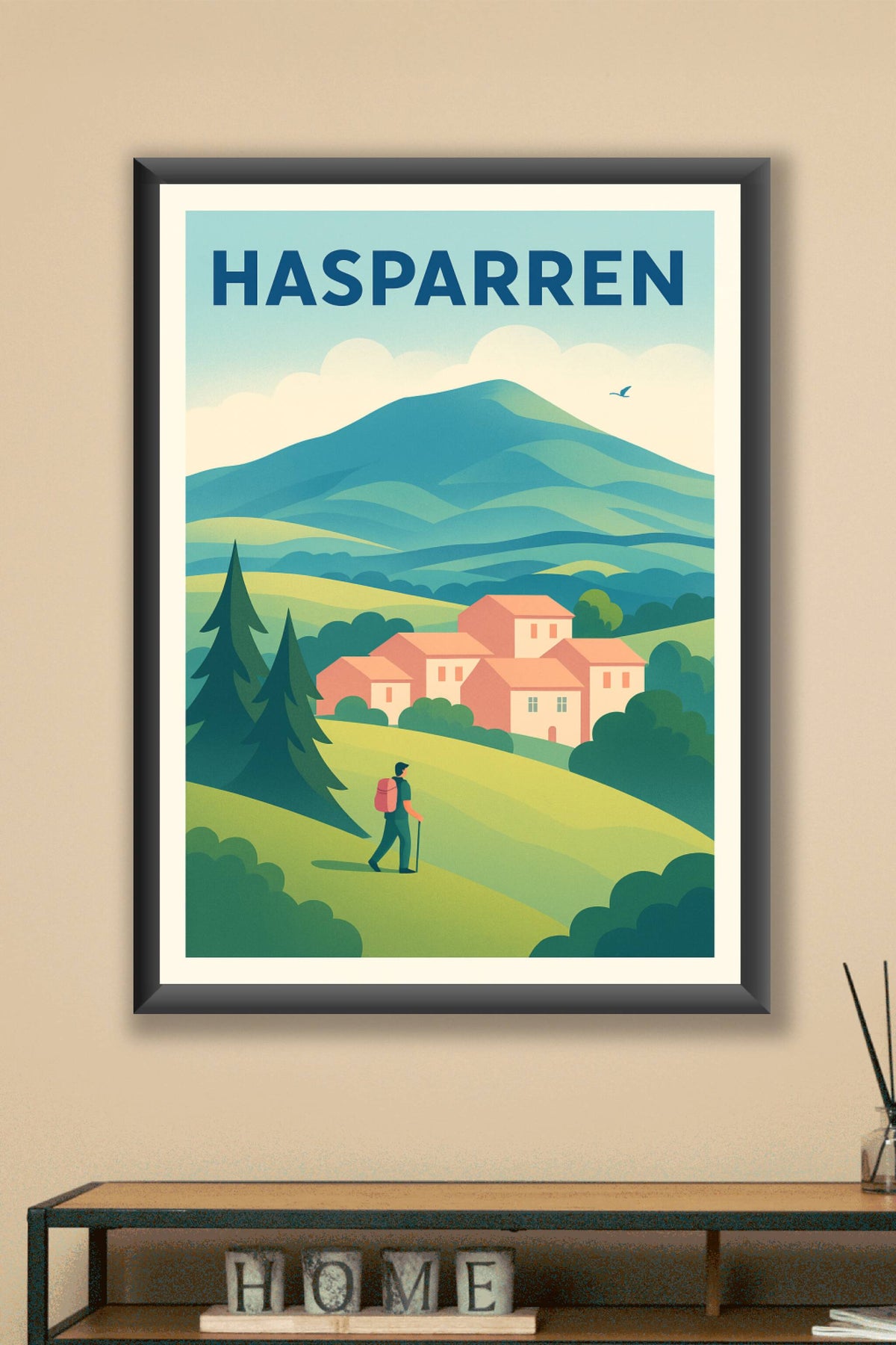 Affiche de Hasparren - Escapade nature et village authentique
