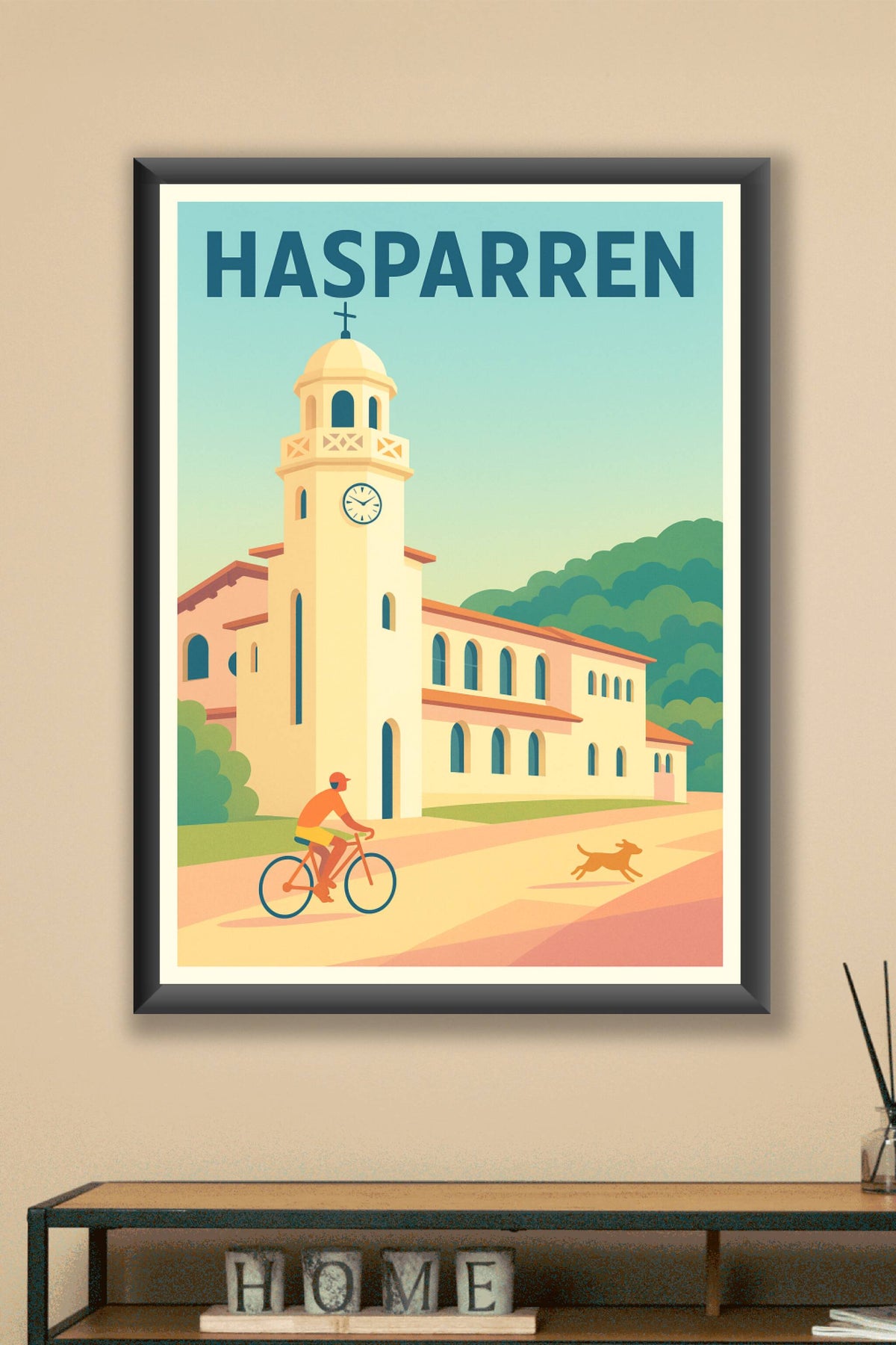 Affiche de Hasparren - Évasion paisible au cœur du Pays Basque