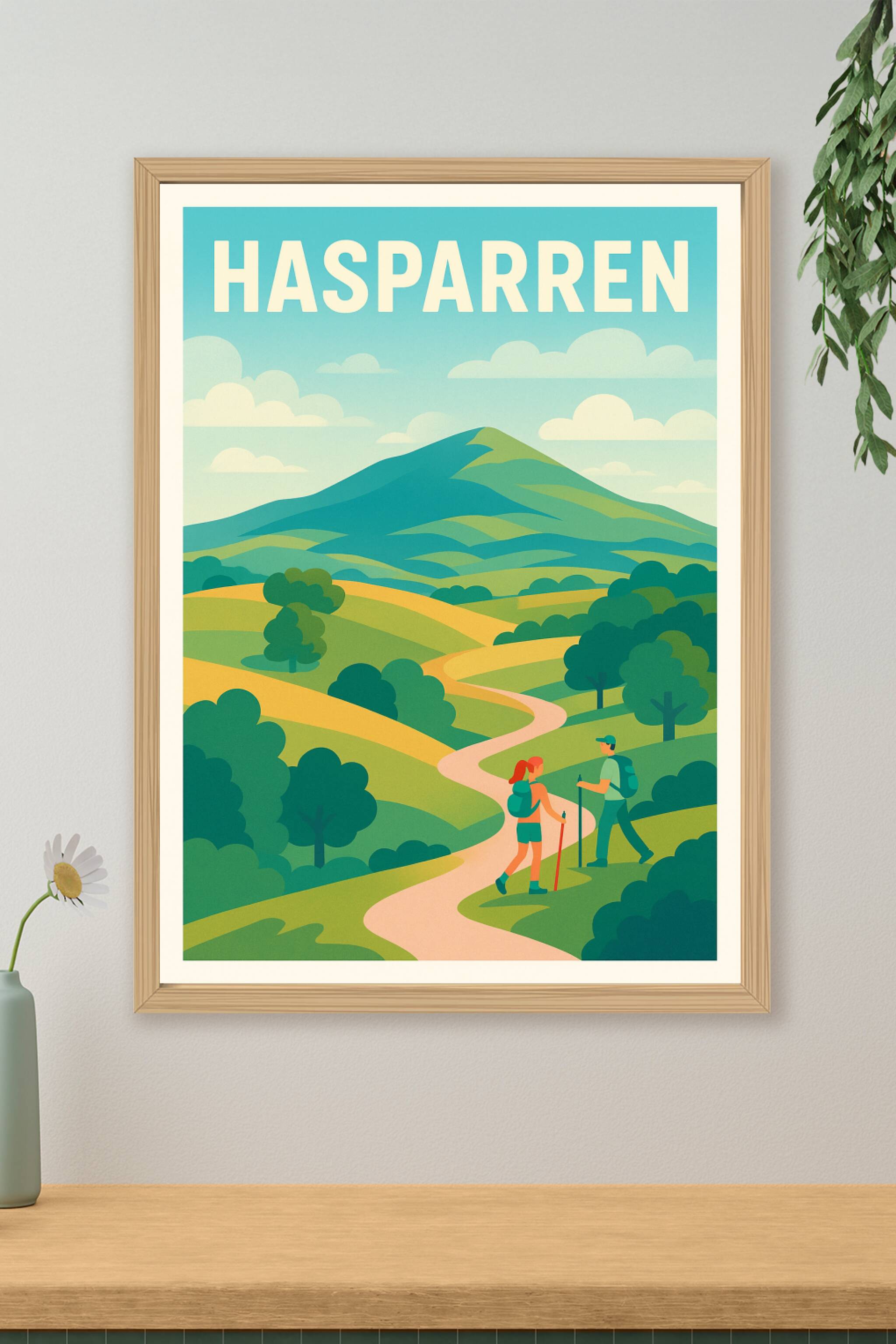 Affiche de Hasparren - Évasion Nature et Randonnée