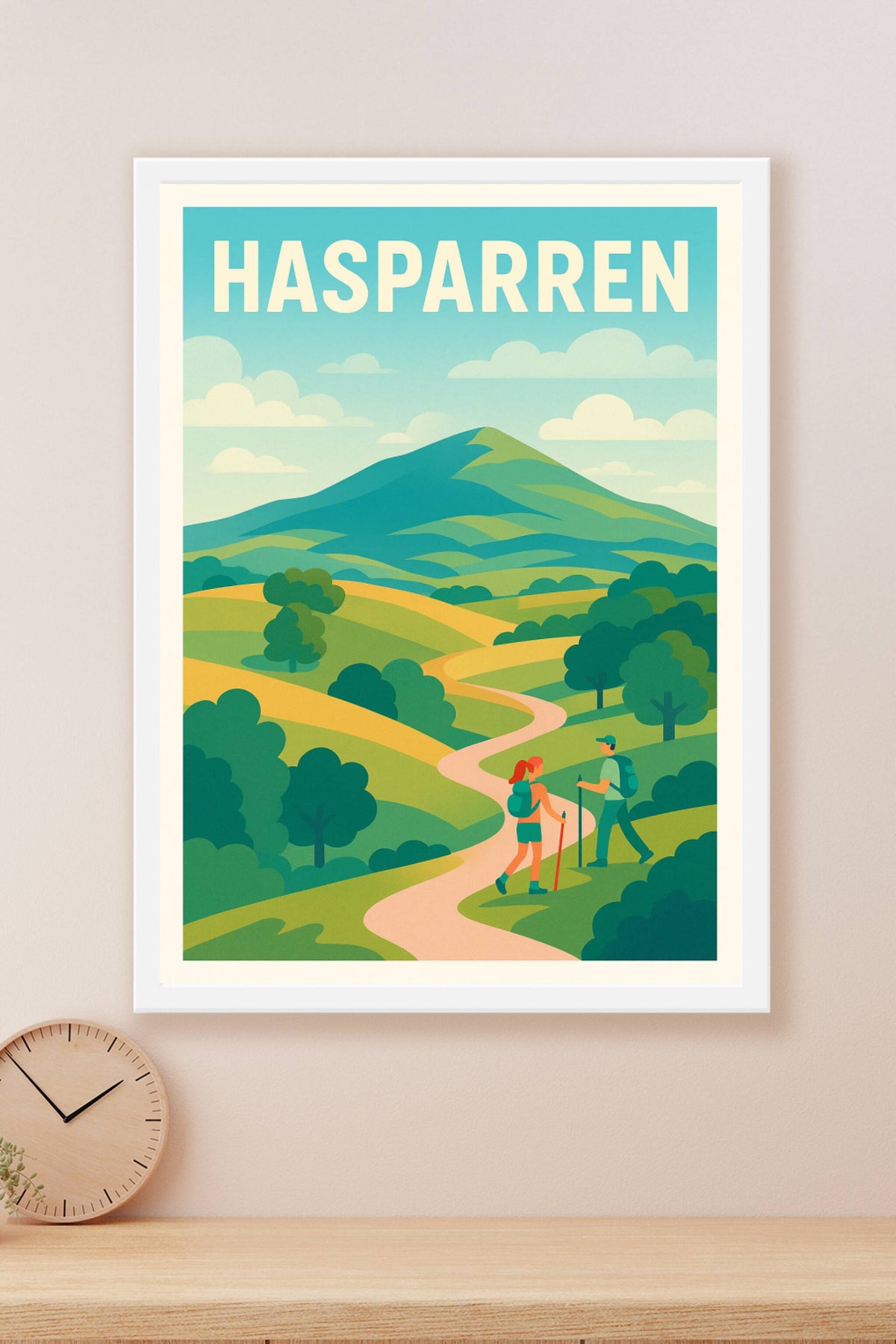 Affiche de Hasparren - Évasion Nature et Randonnée