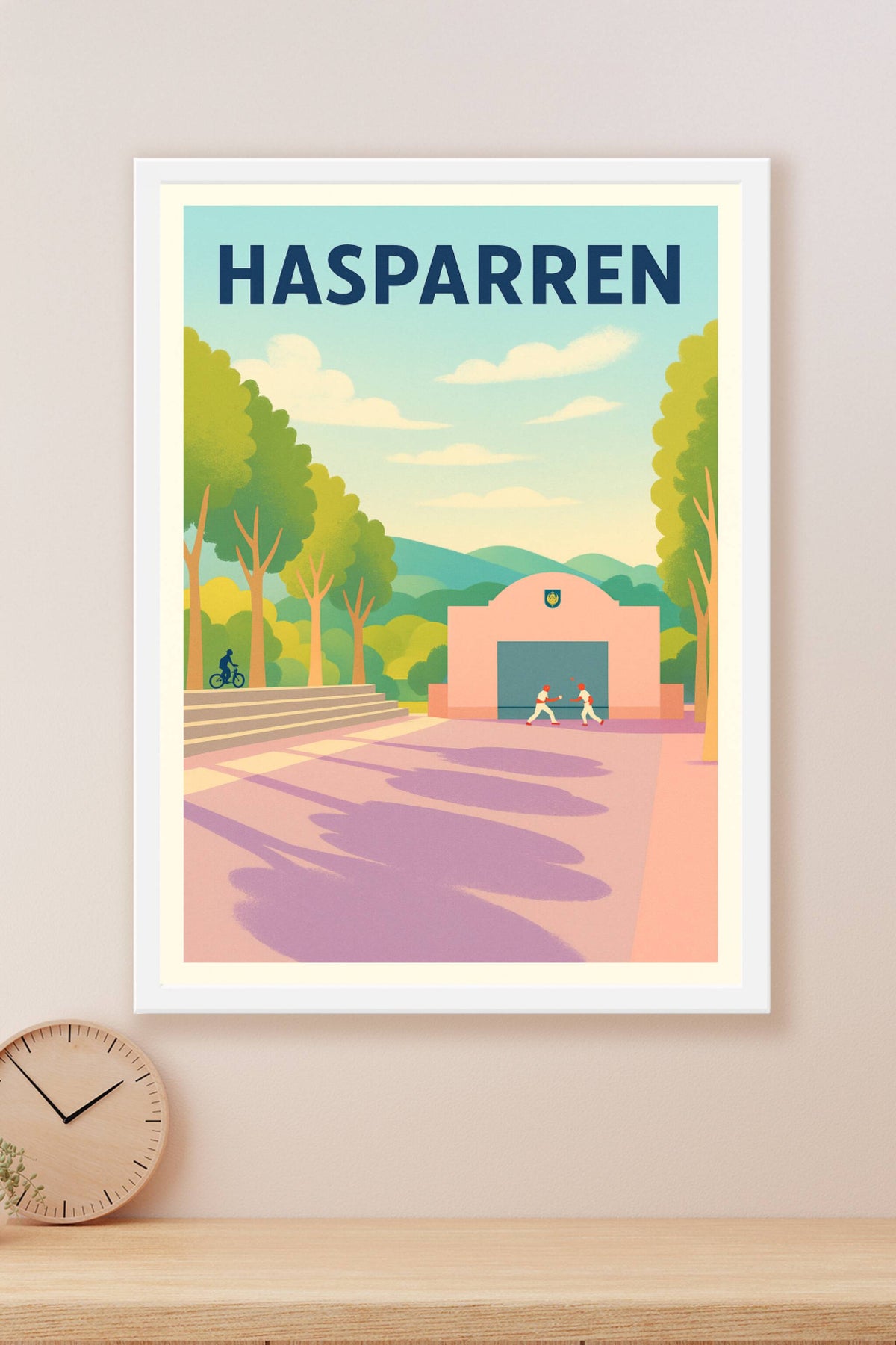 Affiche de Hasparren - Charme et lumière au cœur du Pays Basque