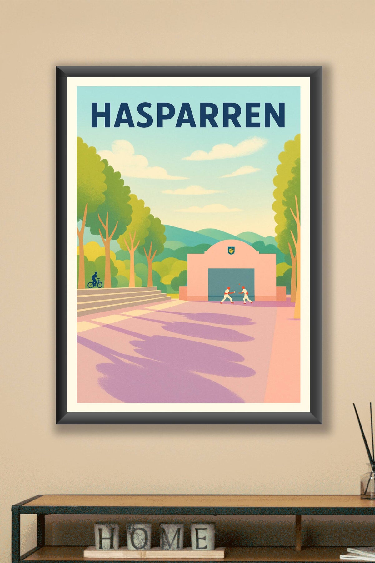 Affiche de Hasparren - Charme et lumière au cœur du Pays Basque