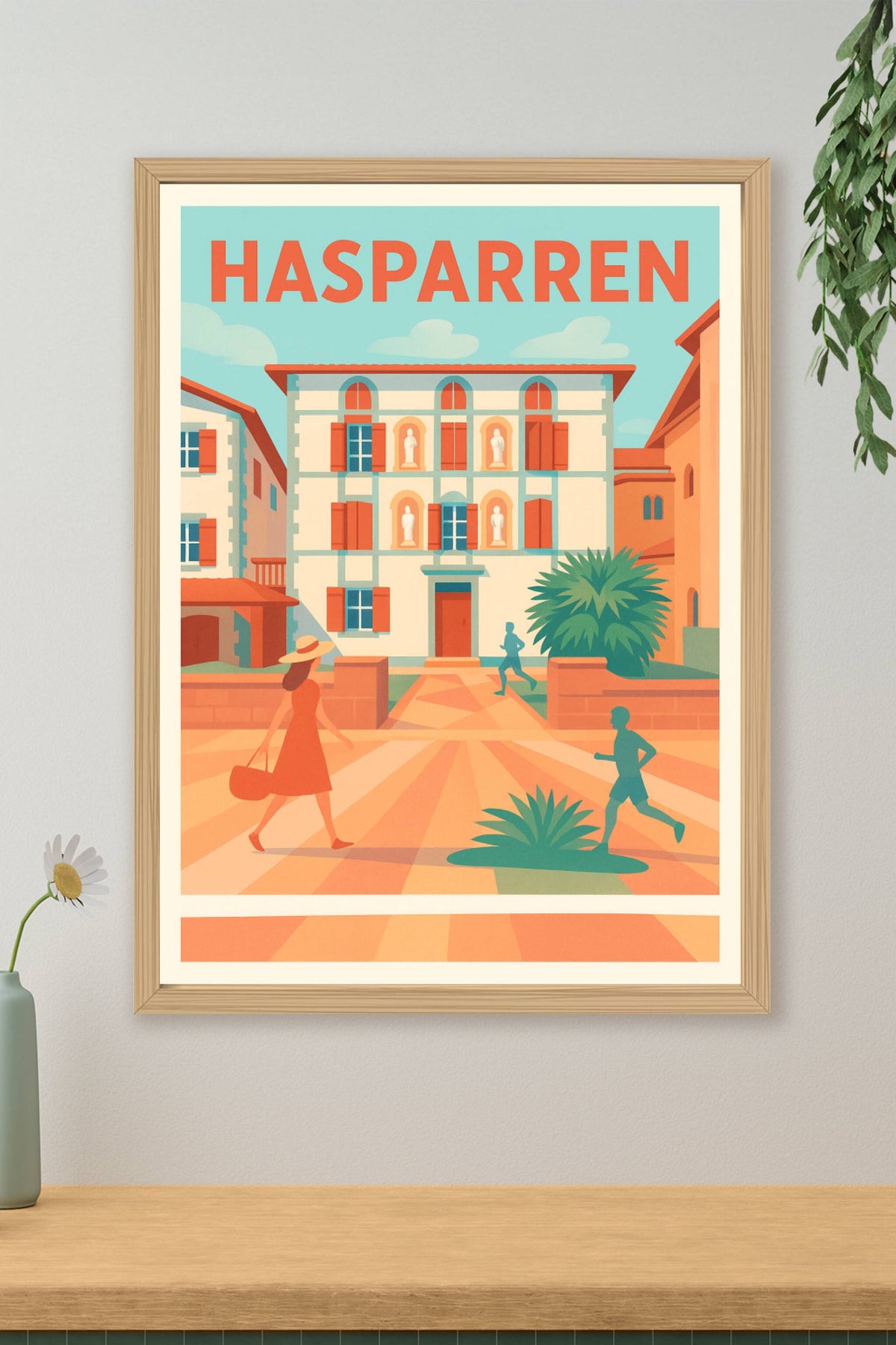Affiche de Hasparren - Charme et douceur au cœur du Pays Basque