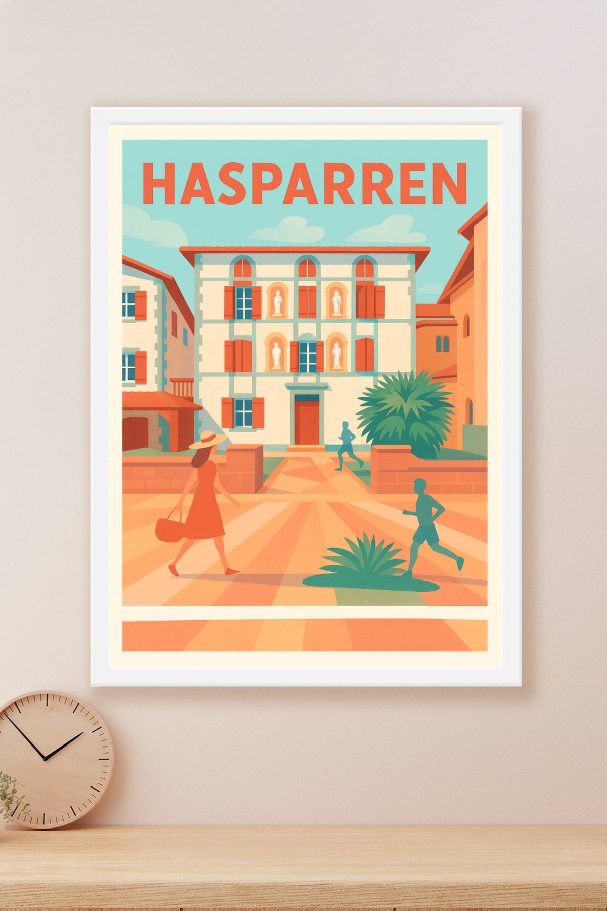 Affiche de Hasparren - Charme et douceur au cœur du Pays Basque