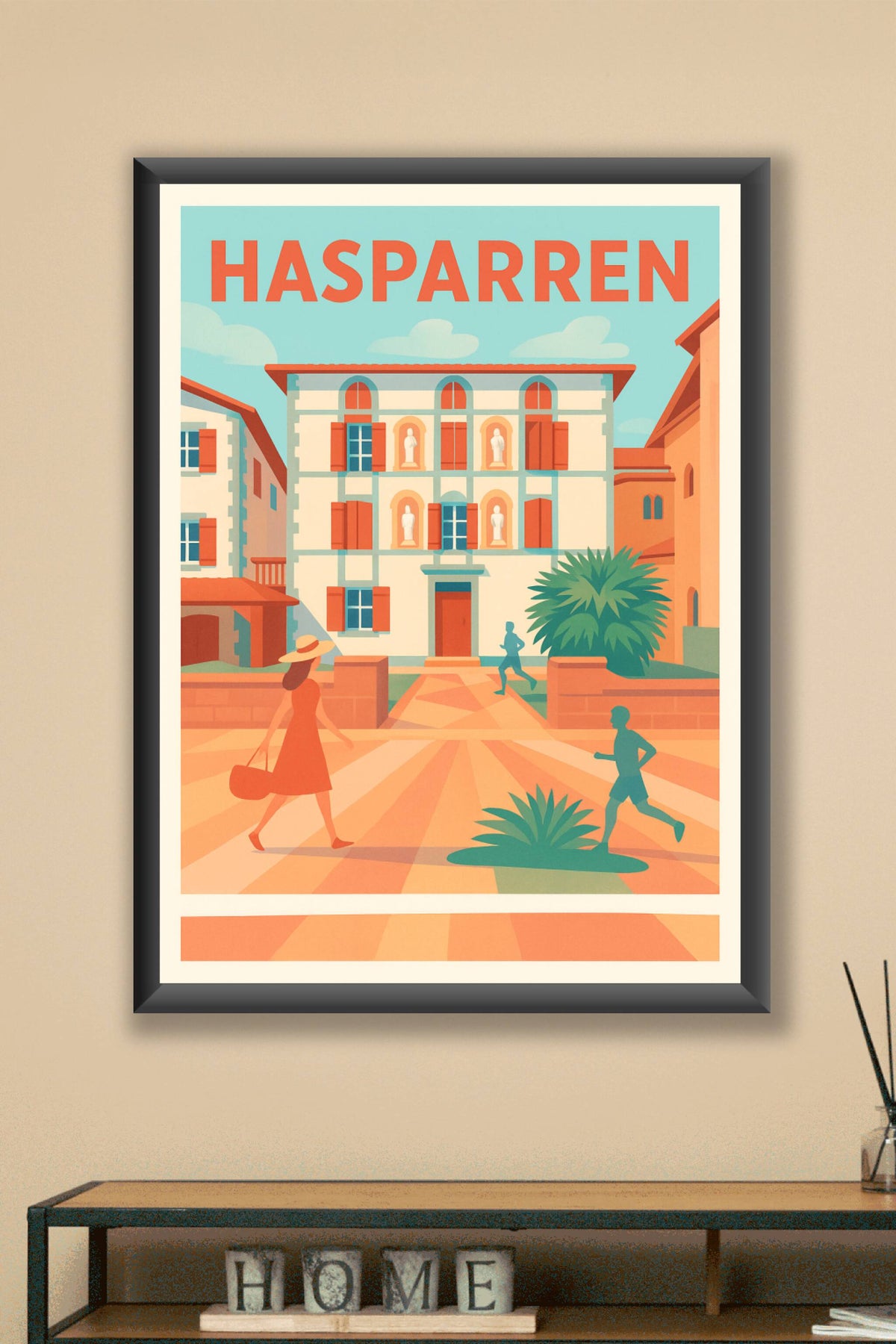 Affiche de Hasparren - Charme et douceur au cœur du Pays Basque