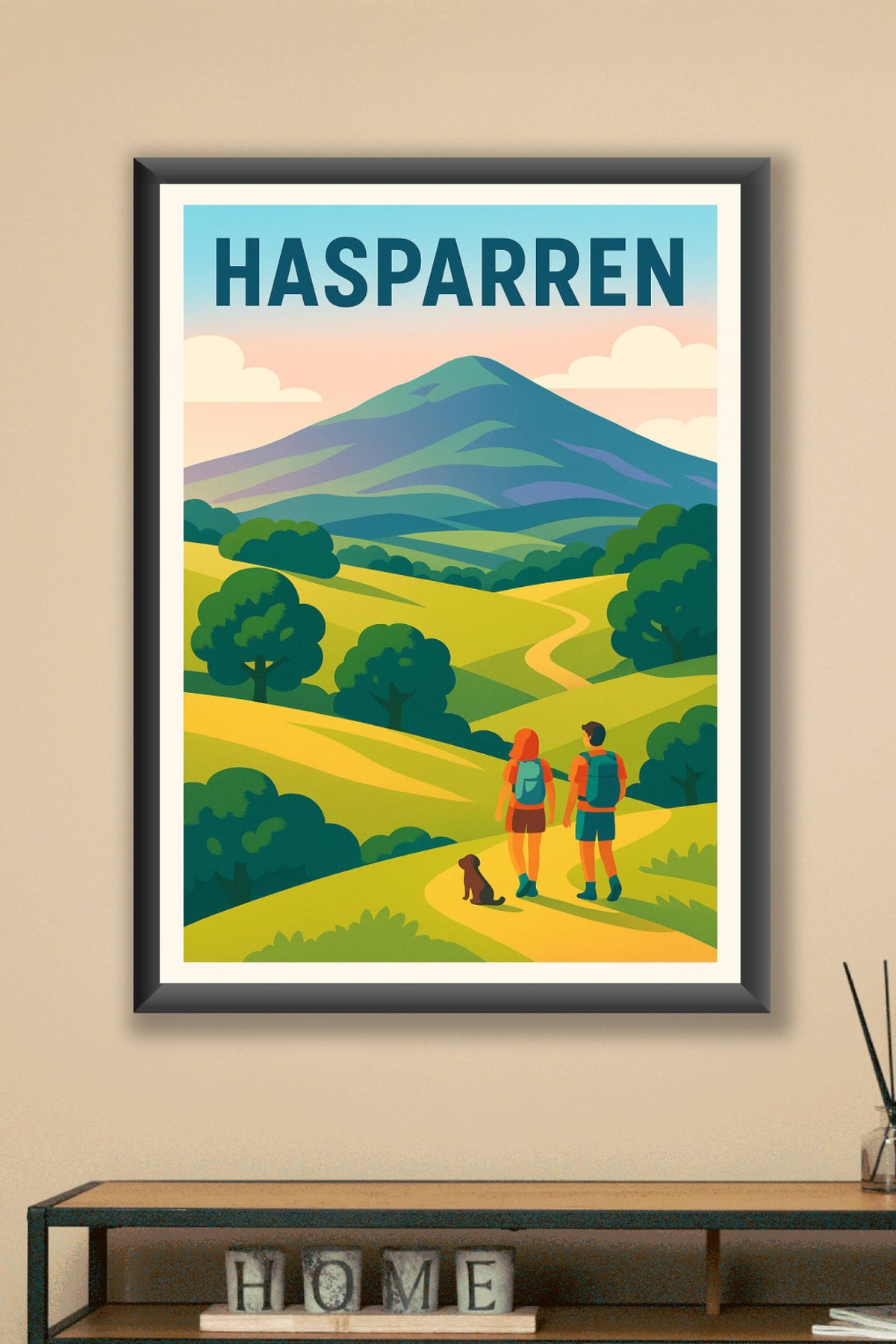 Affiche de Hasparren - Évasion nature au cœur du Pays Basque