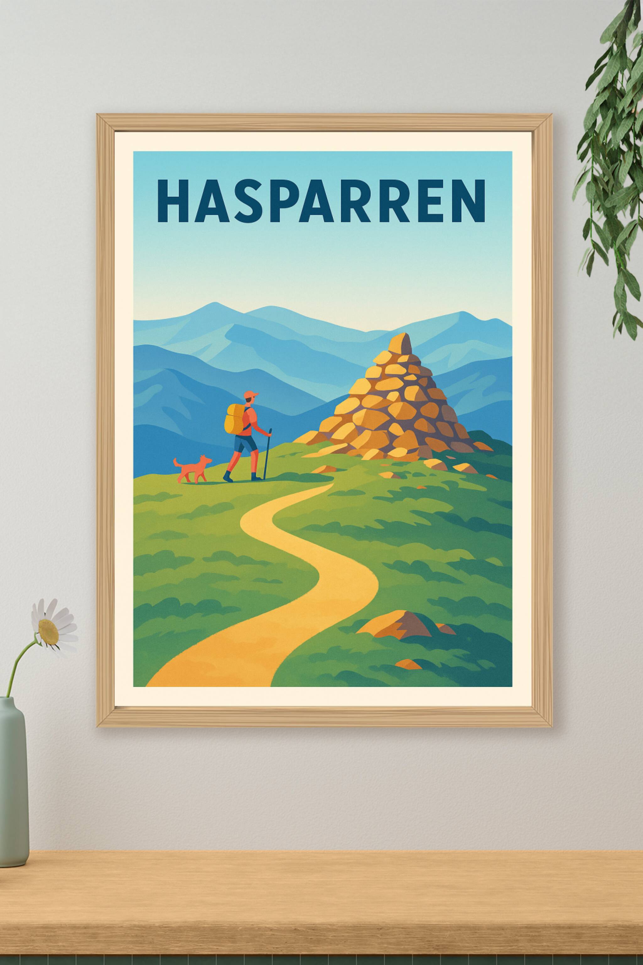 Affiche de Hasparren - Randonnée et nature en harmonie