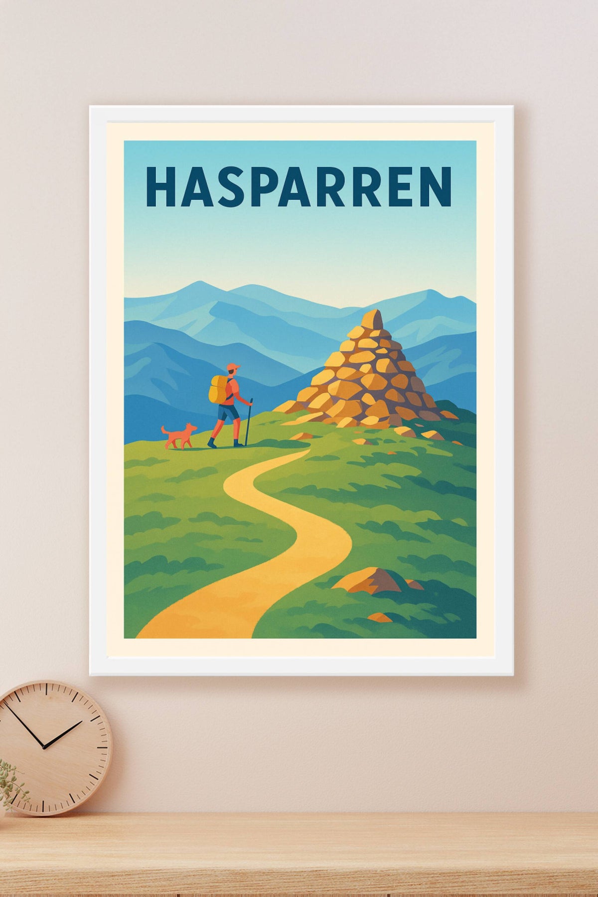 Affiche de Hasparren - Randonnée et nature en harmonie
