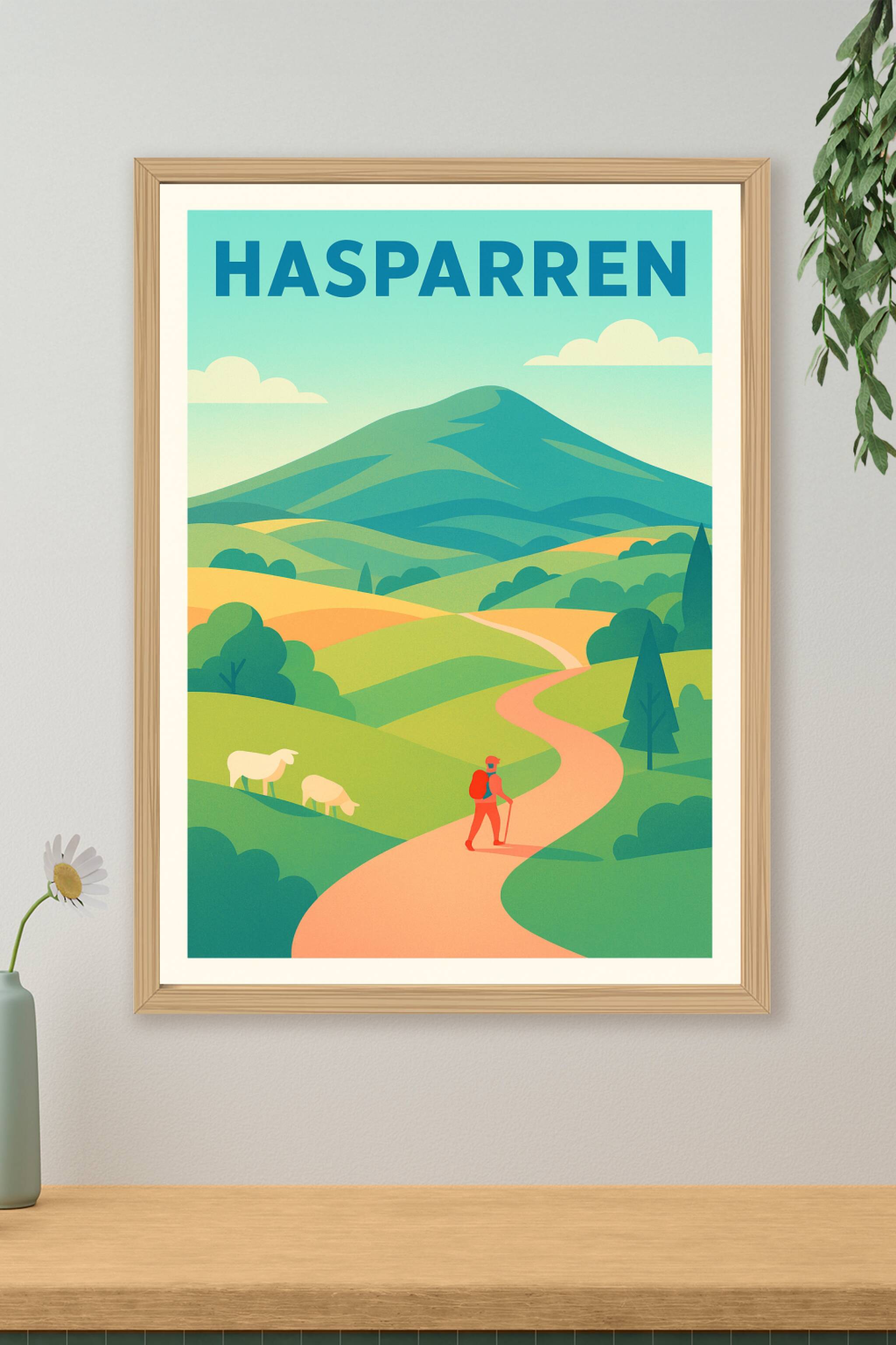 Affiche de Hasparren - Escapade nature au cœur du Pays Basque