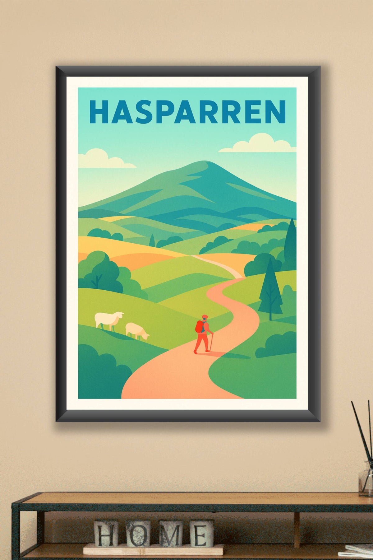 Affiche de Hasparren - Escapade nature au cœur du Pays Basque