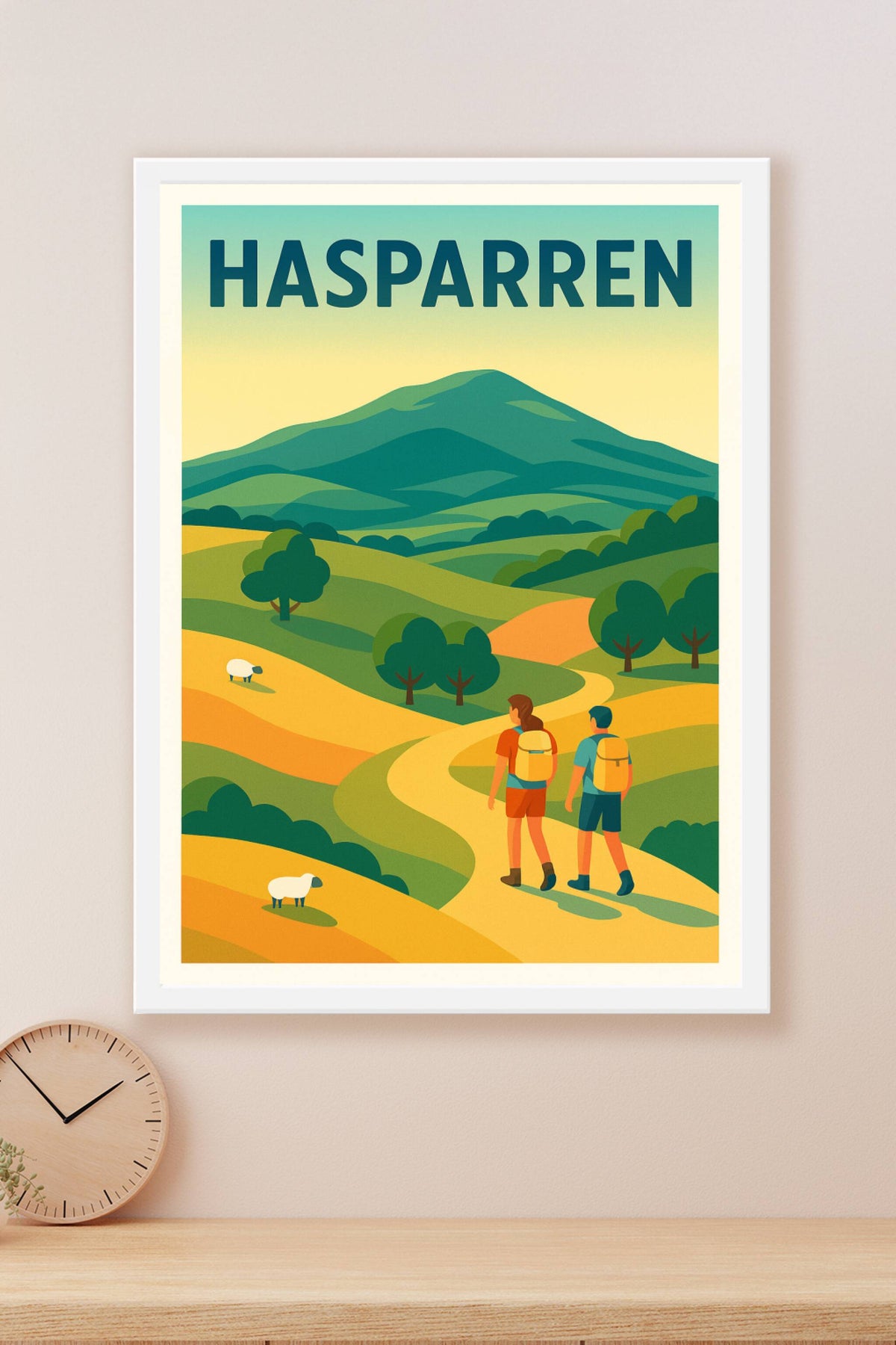 Affiche de Hasparren - Une escapade au cœur des Pyrénées Basques