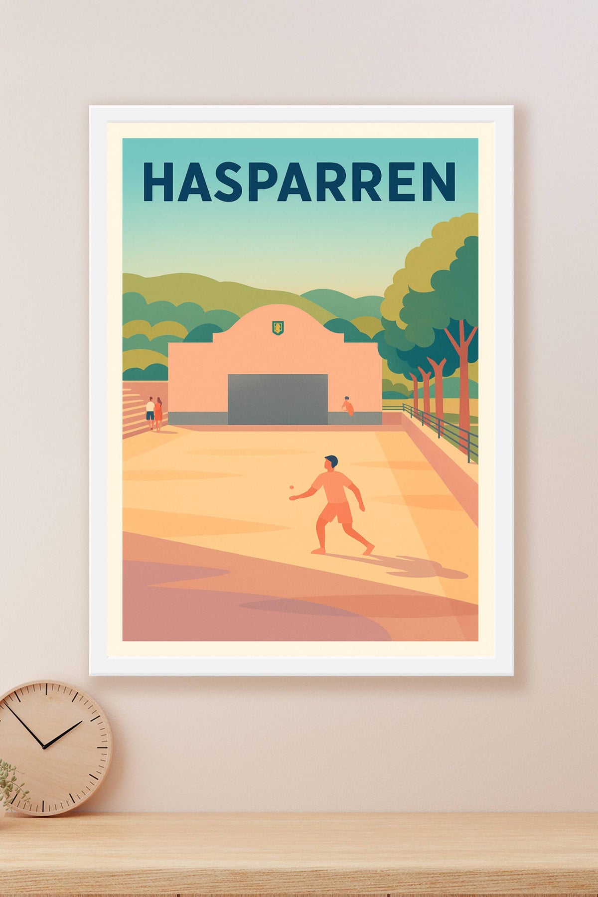 Affiche de Hasparren - L'esprit basque en plein air