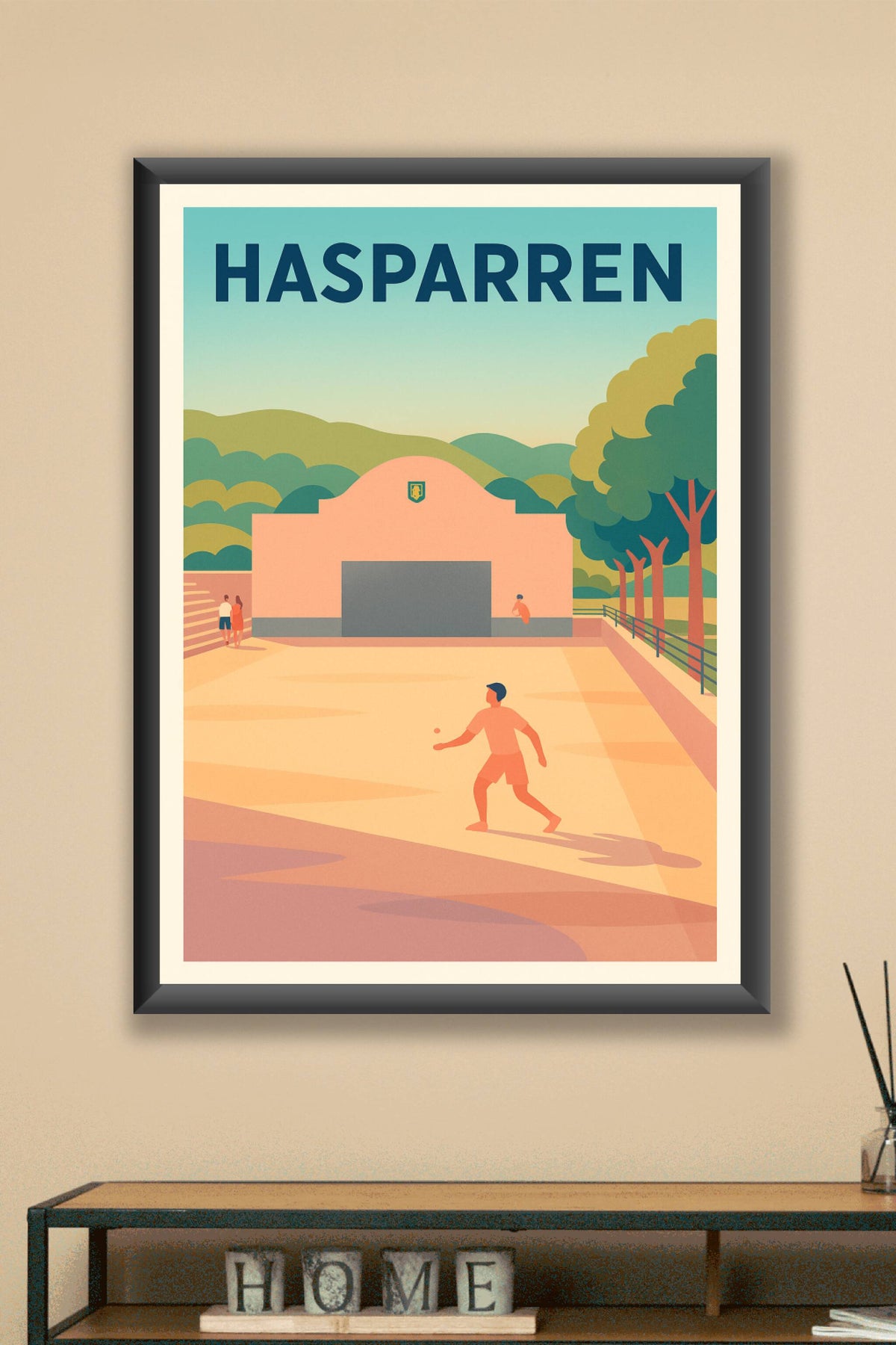 Affiche de Hasparren - L'esprit basque en plein air