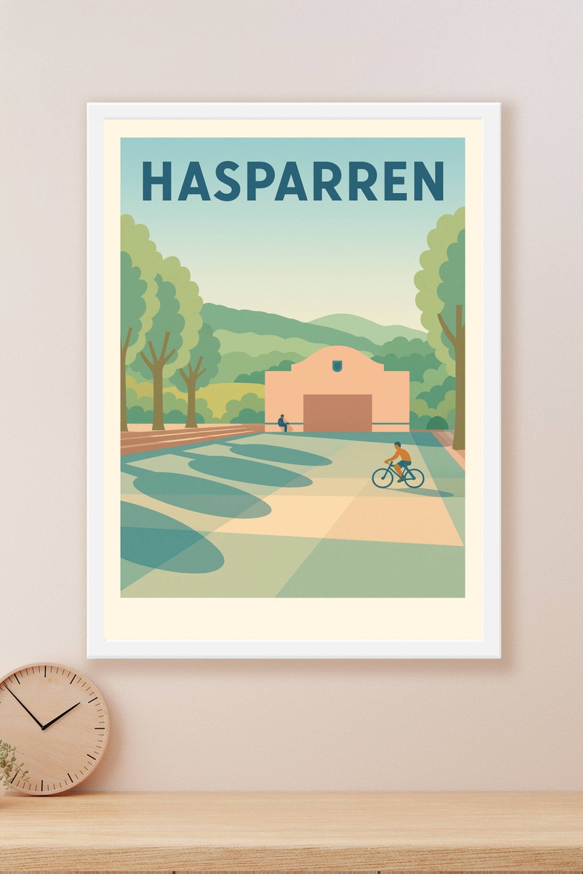 Affiche de Hasparren - Un havre de paix entre nature et patrimoine