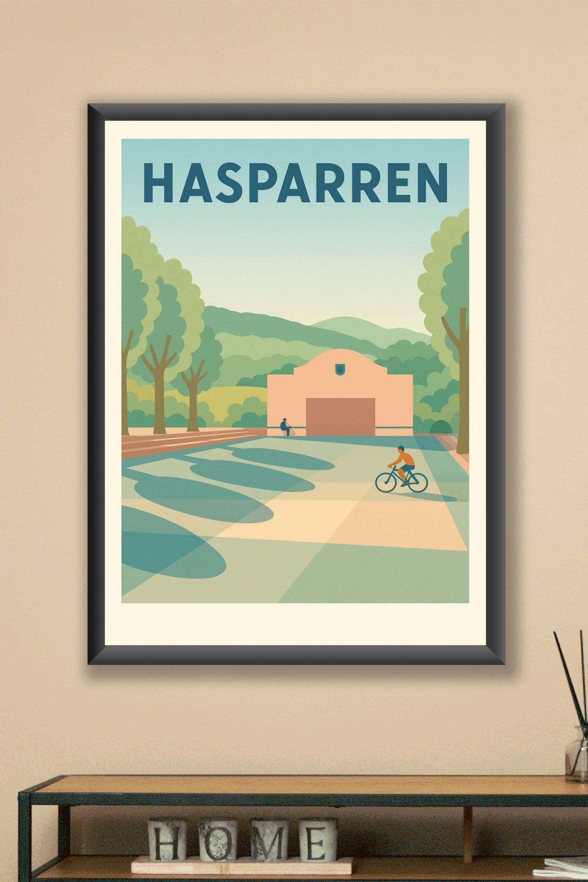 Affiche de Hasparren - Un havre de paix entre nature et patrimoine