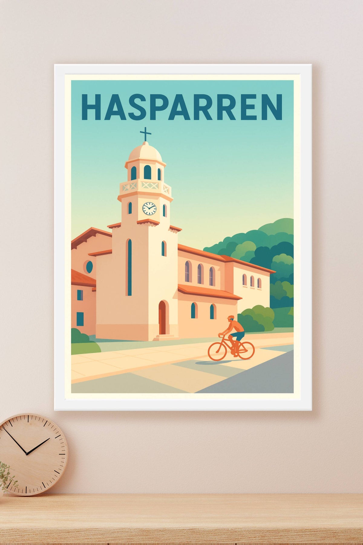 Affiche de Hasparren - Charme paisible du Pays Basque