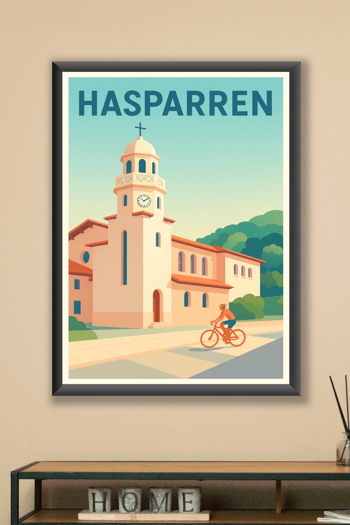 Affiche de Hasparren - Charme paisible du Pays Basque